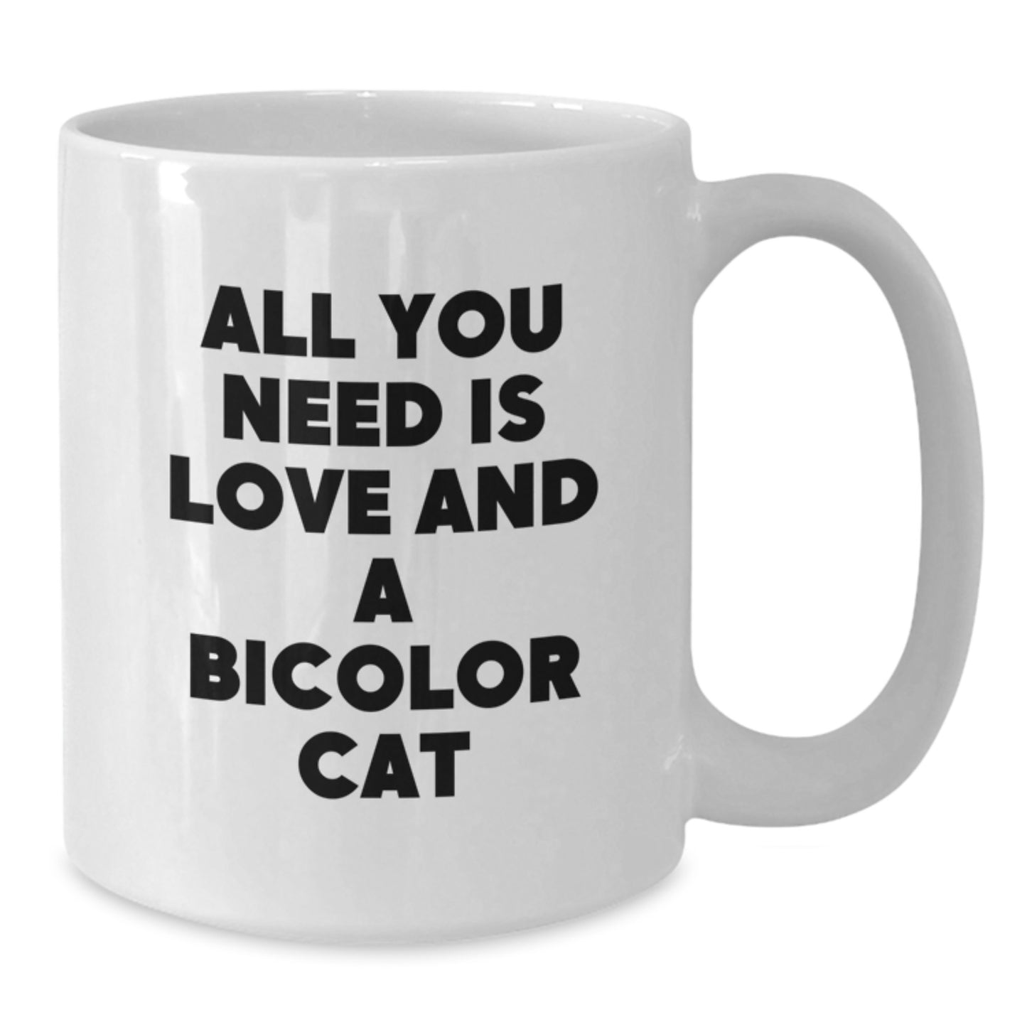Bicolor Cat White Coffee Mug, Funny Quote for Cat Lovers, White Coffee Mug with Christmas Unique Gifts for Men Women Friends Family - Additional