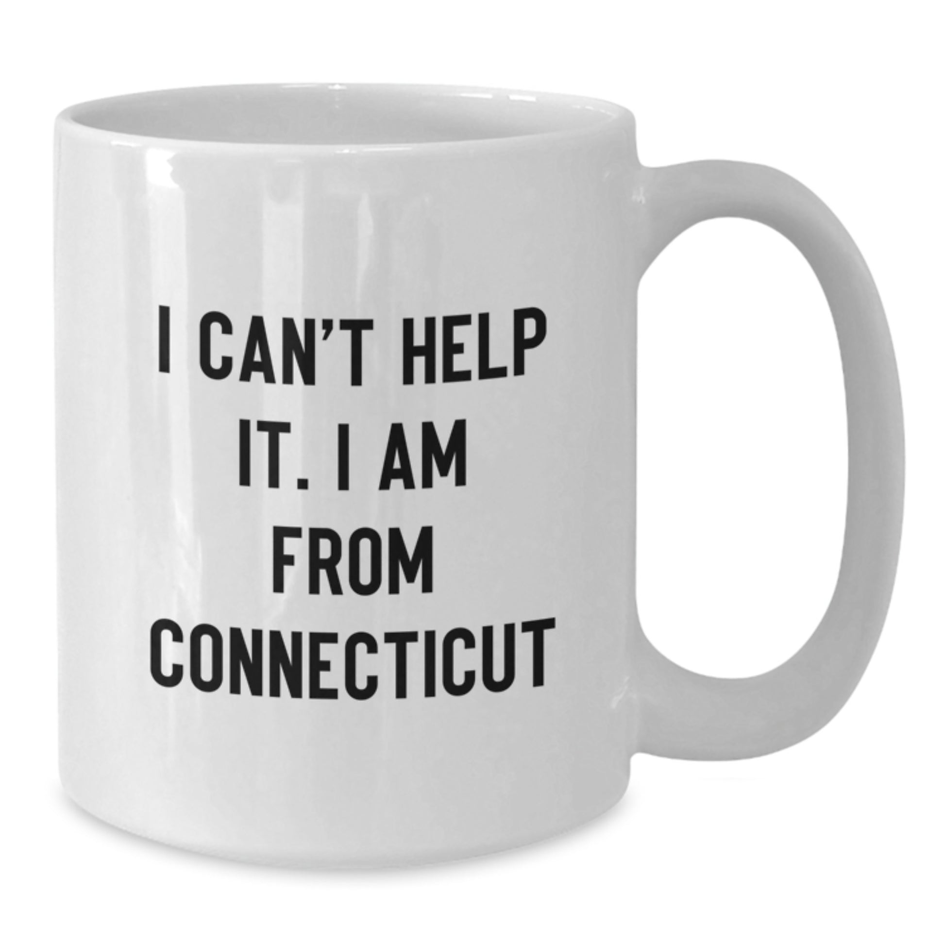 Connecticut Proud Gifts for Her from Friends, Funny White Coffee Mug for Graduation - Additional
