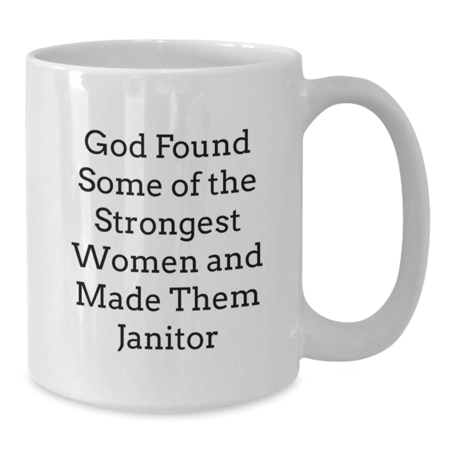 Funny Janitor Gifts from Men to Janitor Women, White Coffee Mug for Christmas Unique Gifts - Additional