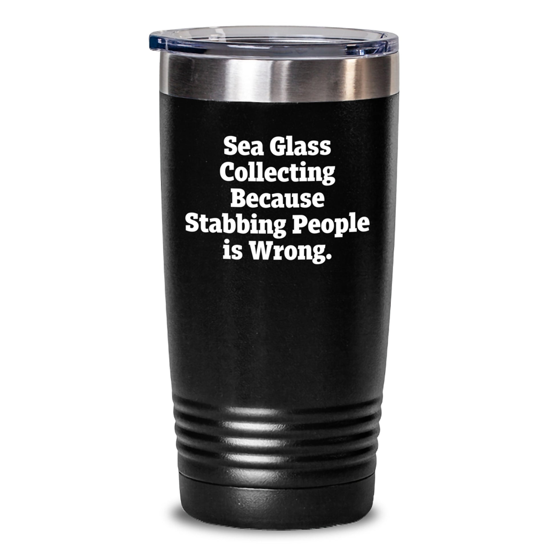 Unique Sea Glass Collecting Gifts from Friends and Family - Funny Tumbler - Christmas Unique Presents for Sea Glass Enthusiasts, Women, Men - Main