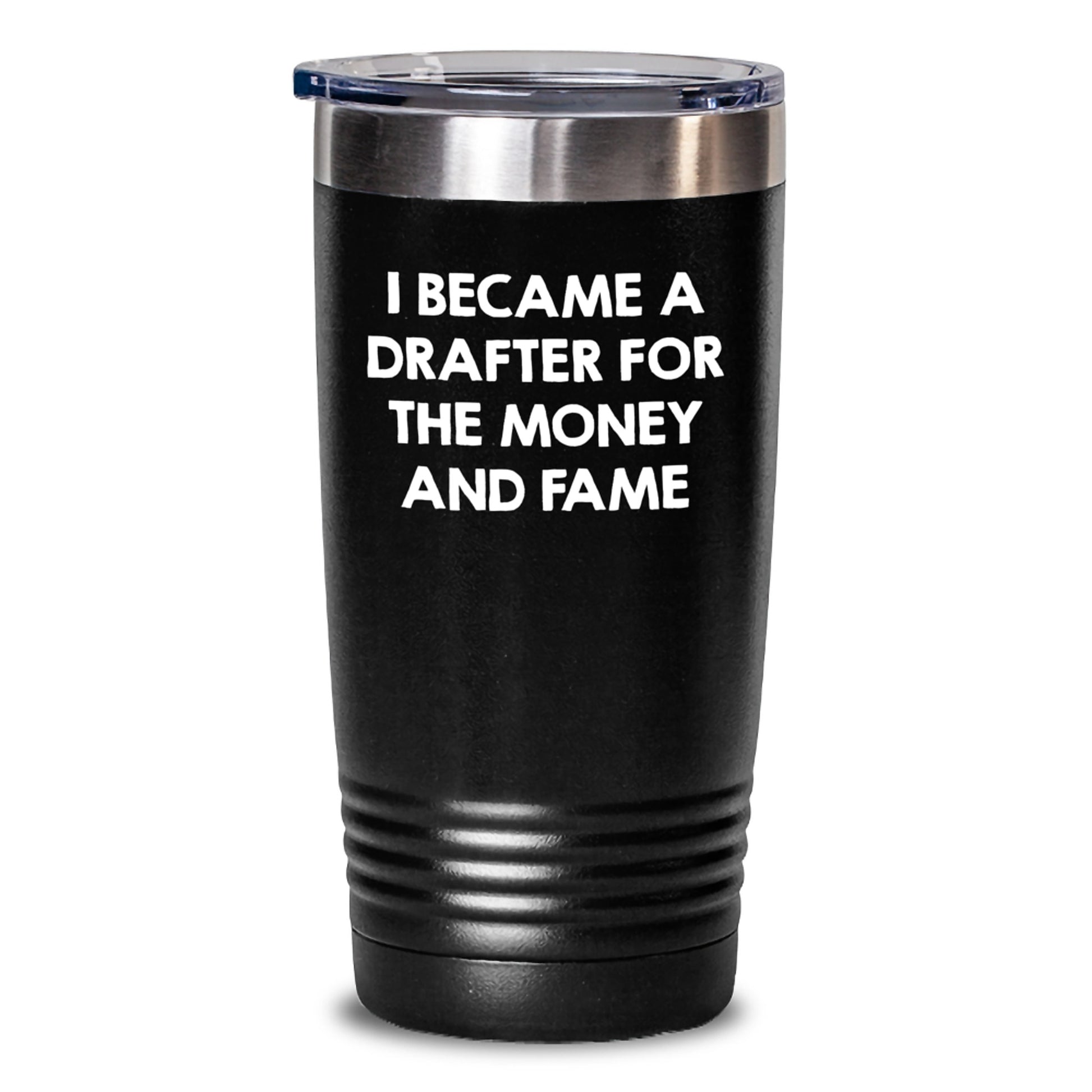 Funny Drafter Gifts from Men to Friends, Unique Christmas Unique Gifts for Drafter, 20oz/30oz Tumbler, Stainless Steel Powder Coating - Main