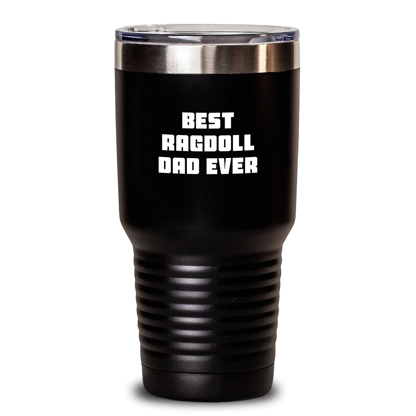 Ragdoll Cat Dad Funny Gifts from Friends for Men - 20oz or 30oz Vacuum Insulated Tumbler - Main