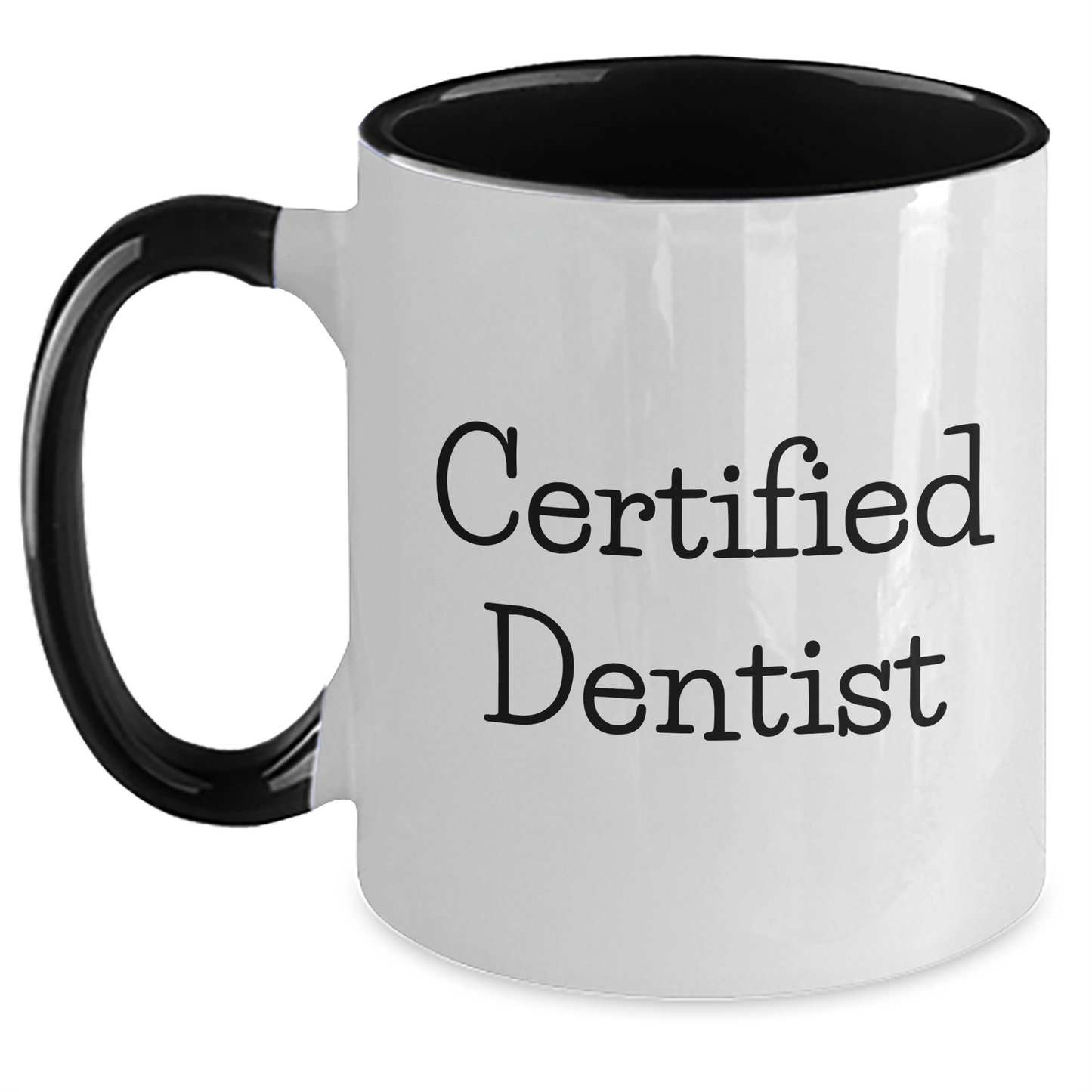 Funny Dentist Gifts from Friends for Graduation Unique Two Tone Coffee Mugs, 'You're a-maze-ing' Certified Dentist Quote - Main
