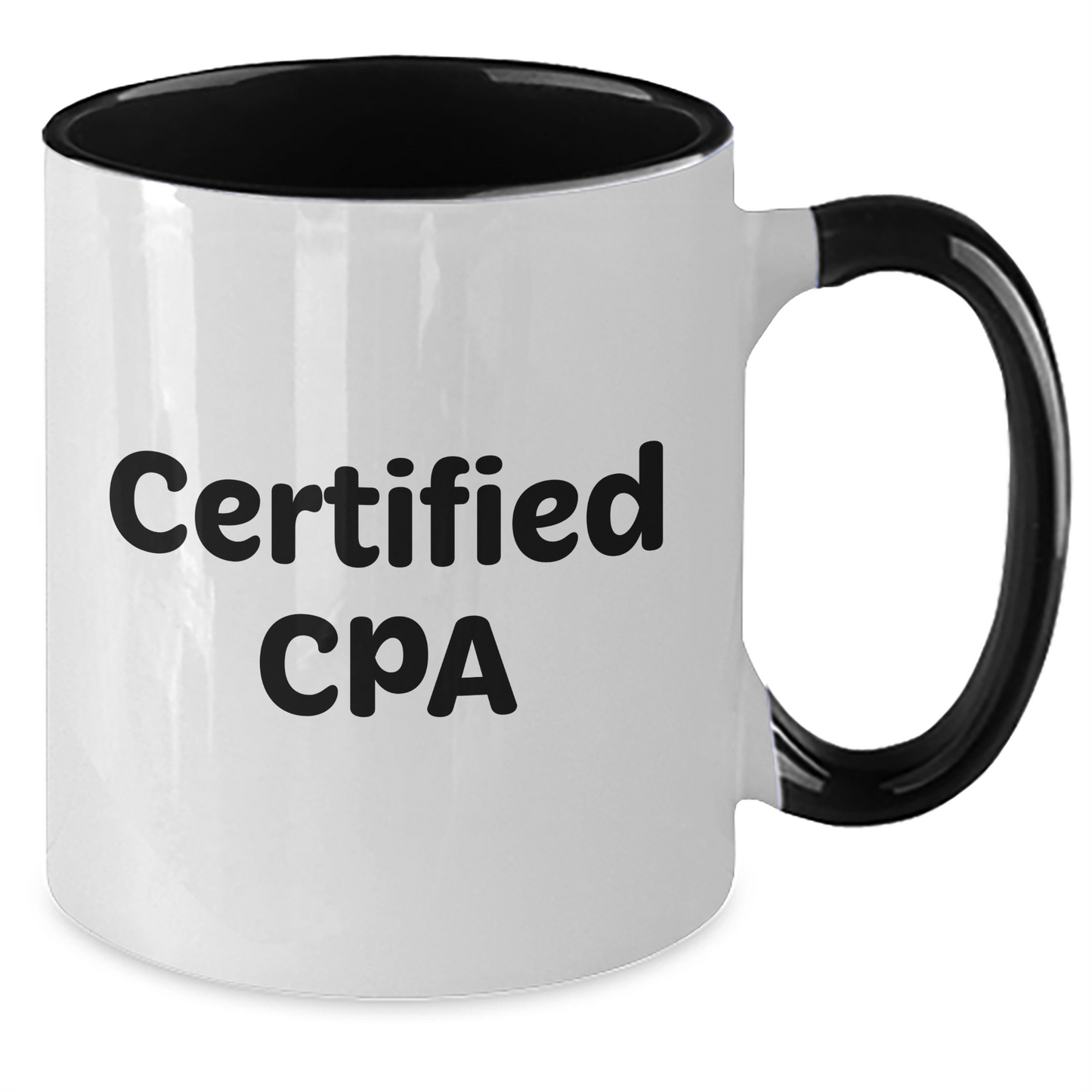 Funny CPA Gifts for Men and Women from Friends and Family - Two Tone Coffee Mug with Inspirational Quote - Additional