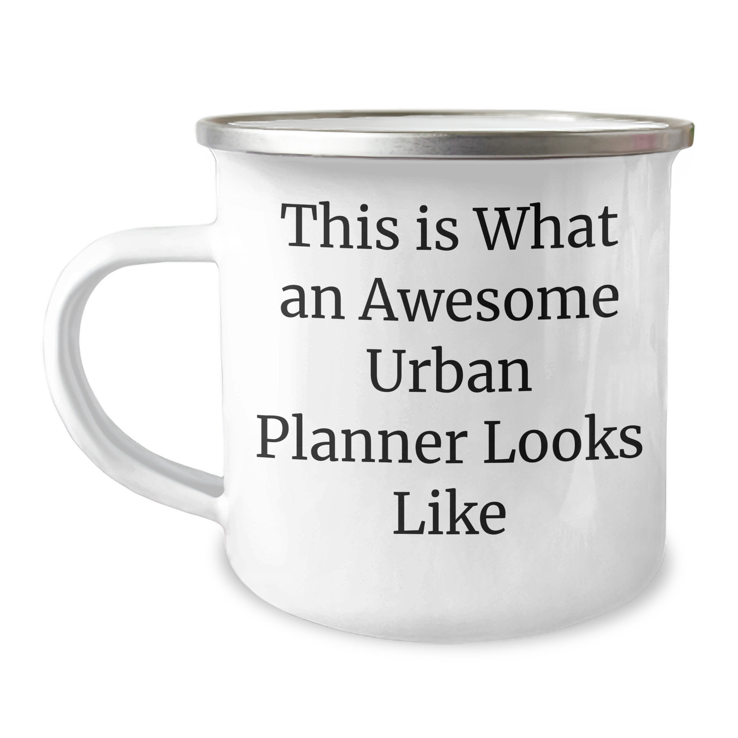 Urban Planner Gifts from Friends - This Is What An Awesome Urban Planner Looks Like, 12 oz Stainless Steel Camping Mug for Graduation - Image 1