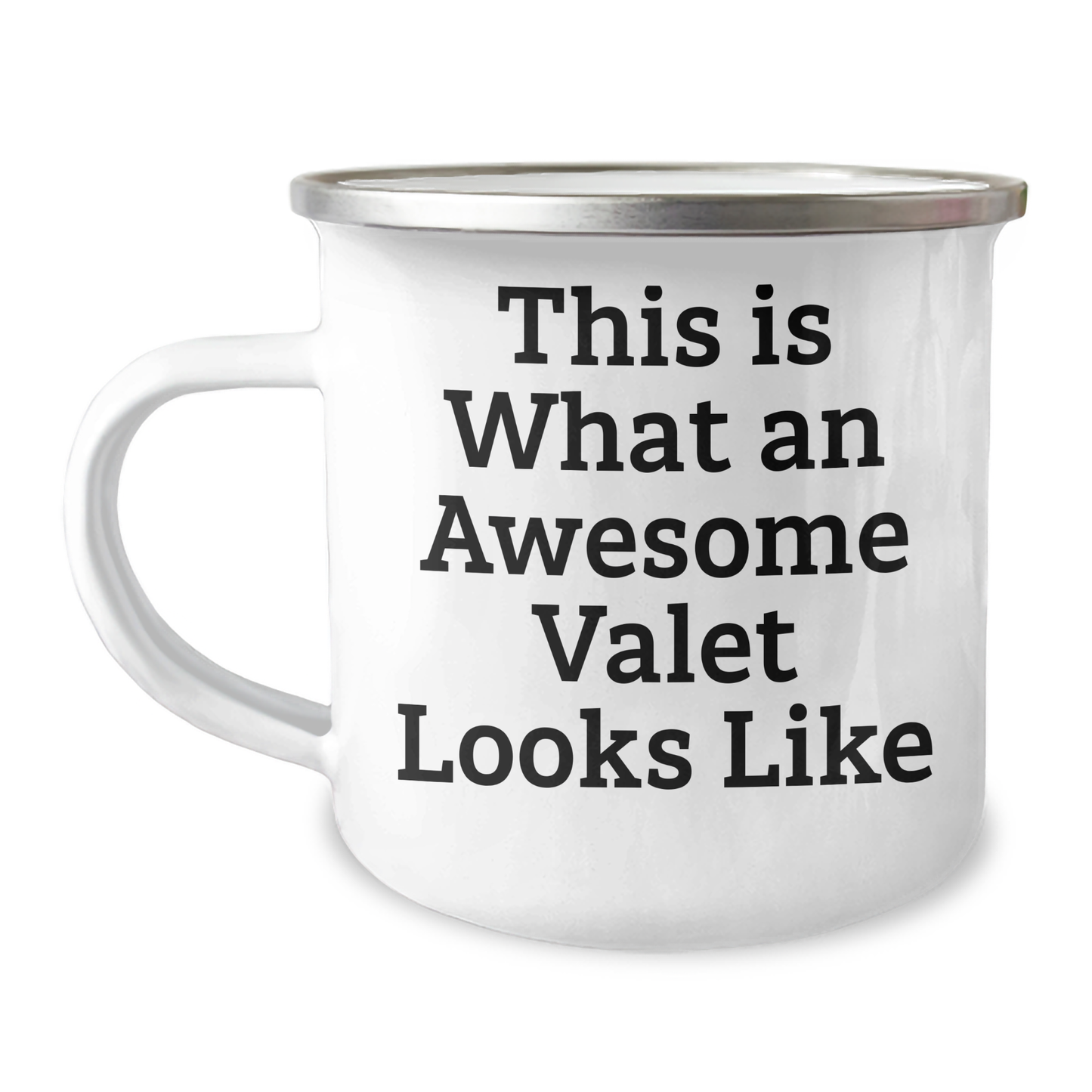 Valet Gifts for Men, Funny Camping Mug with Quote 'This Is What An Awesome Valet Looks Like', Unique Graduation Gifts from Family to Son - Image 1