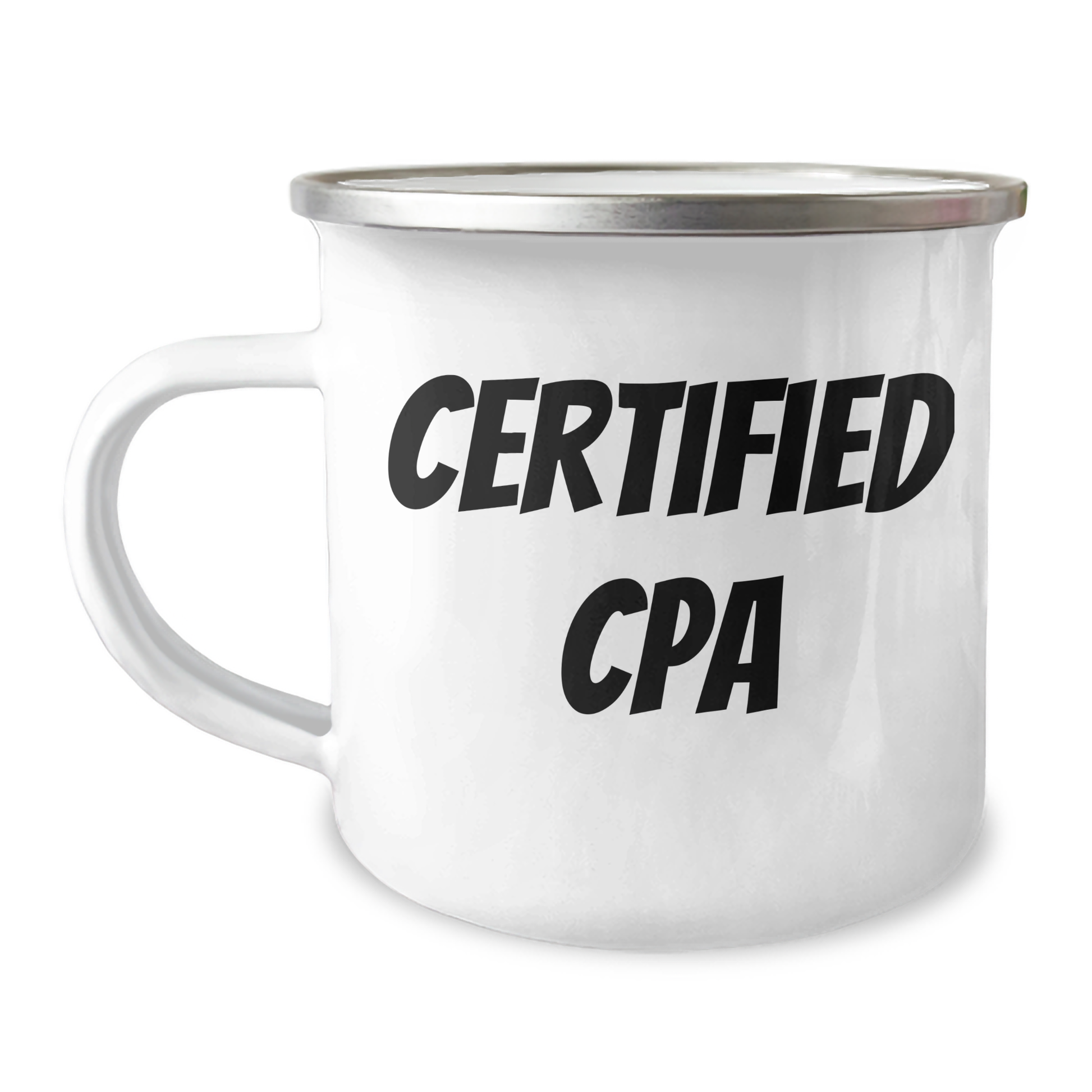 Funny CPA Gifts from Friends for Certified Cpa Graduation, Camping Mug, 12 oz Stainless Steel, Permanent Printing, Unique and Humorous Quote, Gifts for Men, Women, Family, Coworkers - Image 1