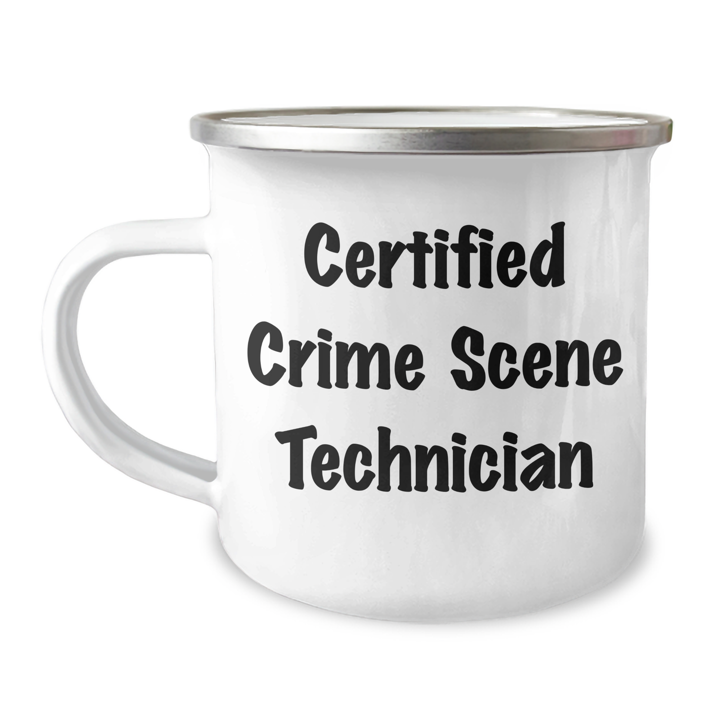 Funny Crime Scene Technician Gifts for Men, 'Certified Crime Scene Technician' Camping Mug, Unique Graduation Gifts from Friends, Coworkers, or Family - Image 1
