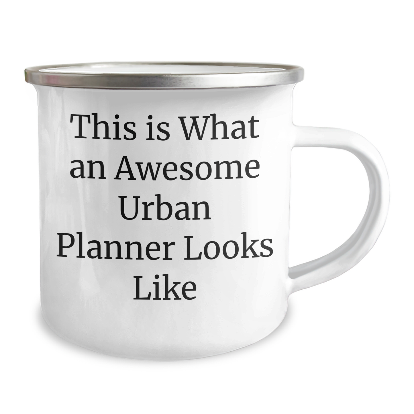 Urban Planner Gifts from Friends - This Is What An Awesome Urban Planner Looks Like, 12 oz Stainless Steel Camping Mug for Graduation - Image 2