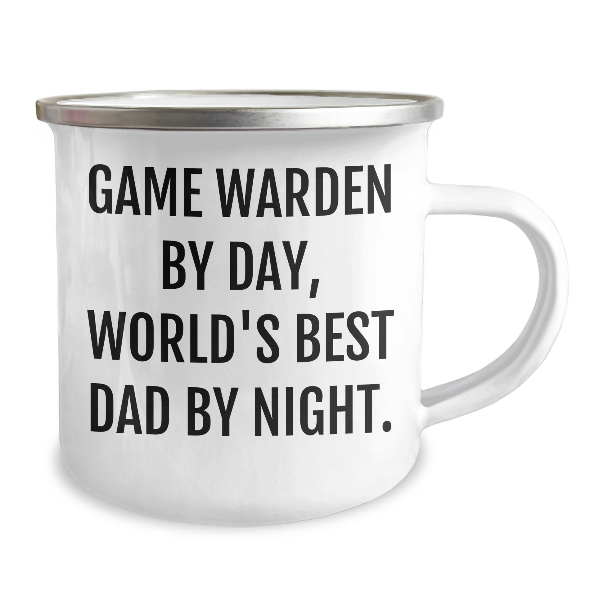 Game Warden Gifts, Funny Quote, Camping Mug for Graduation, 'Game Warden By Day, World's Best Dad By Night.' by Gifts from Family to Game Warden - Image 2