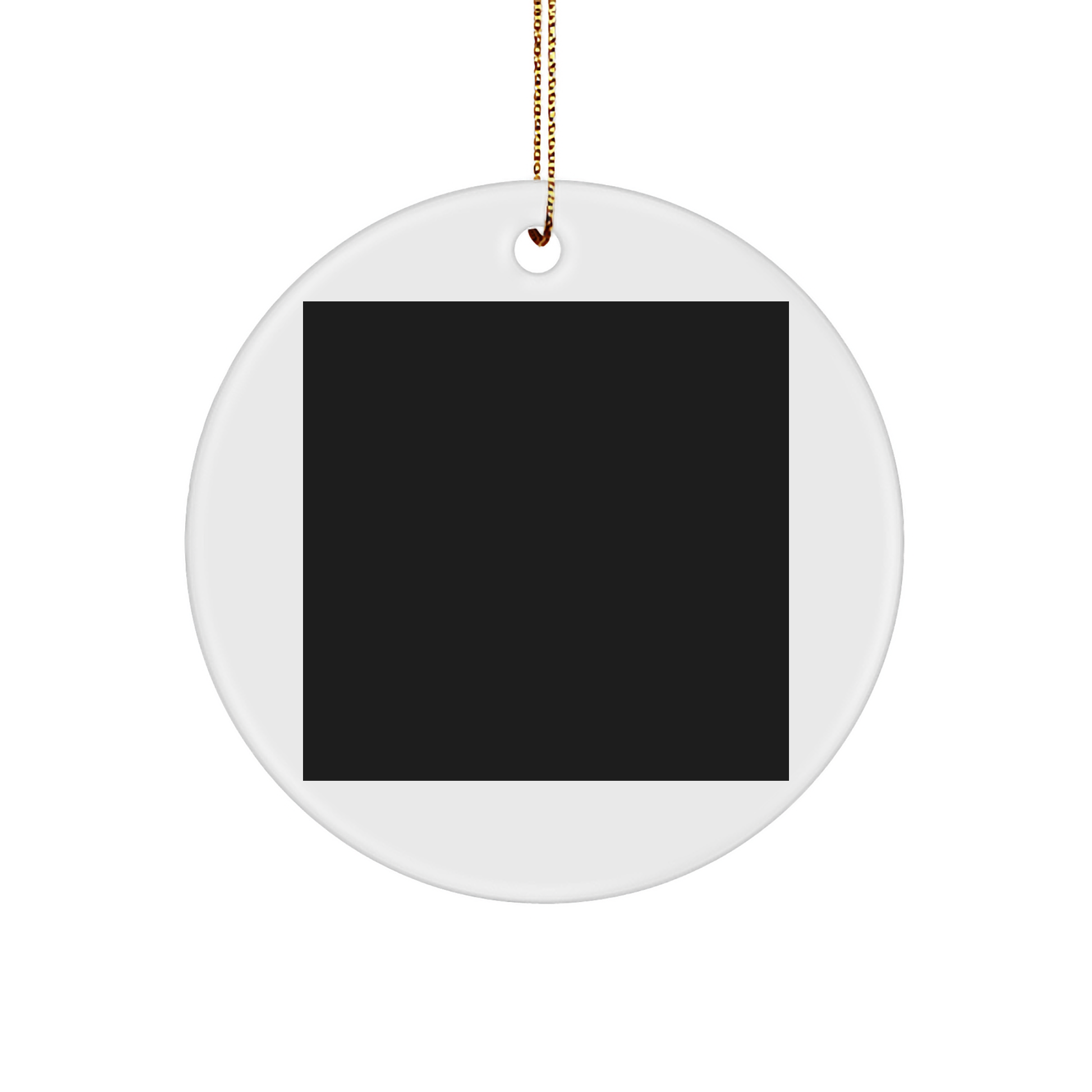 Funny Carpenter Gifts from Friends, Christmas Circle Ornament for Men 'I'm Not Perfect But I'm A Carpenter, That's Basically The Same Thing' - Image 1