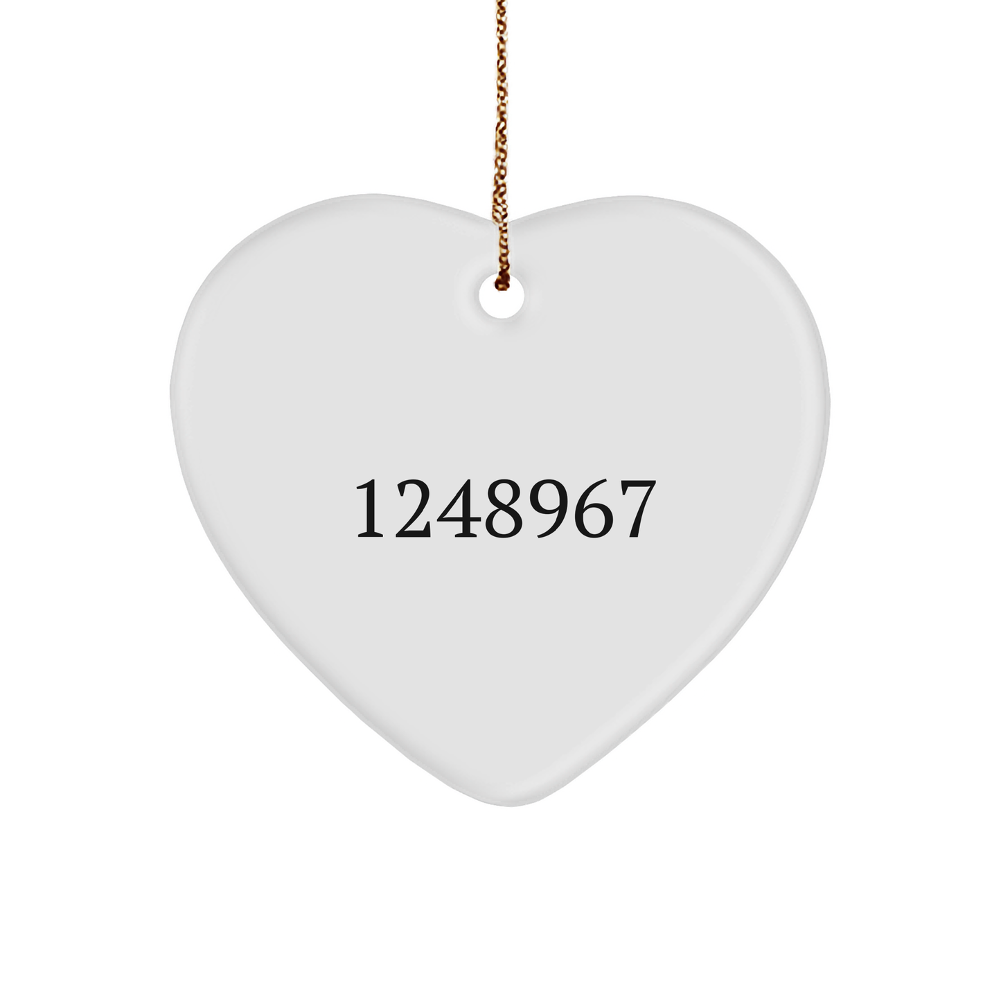 Crime Scene Technician Gifts from Friends - Heart Ornament Quote Certified, Christmas Unique Gifts for Men or Women - Image 1