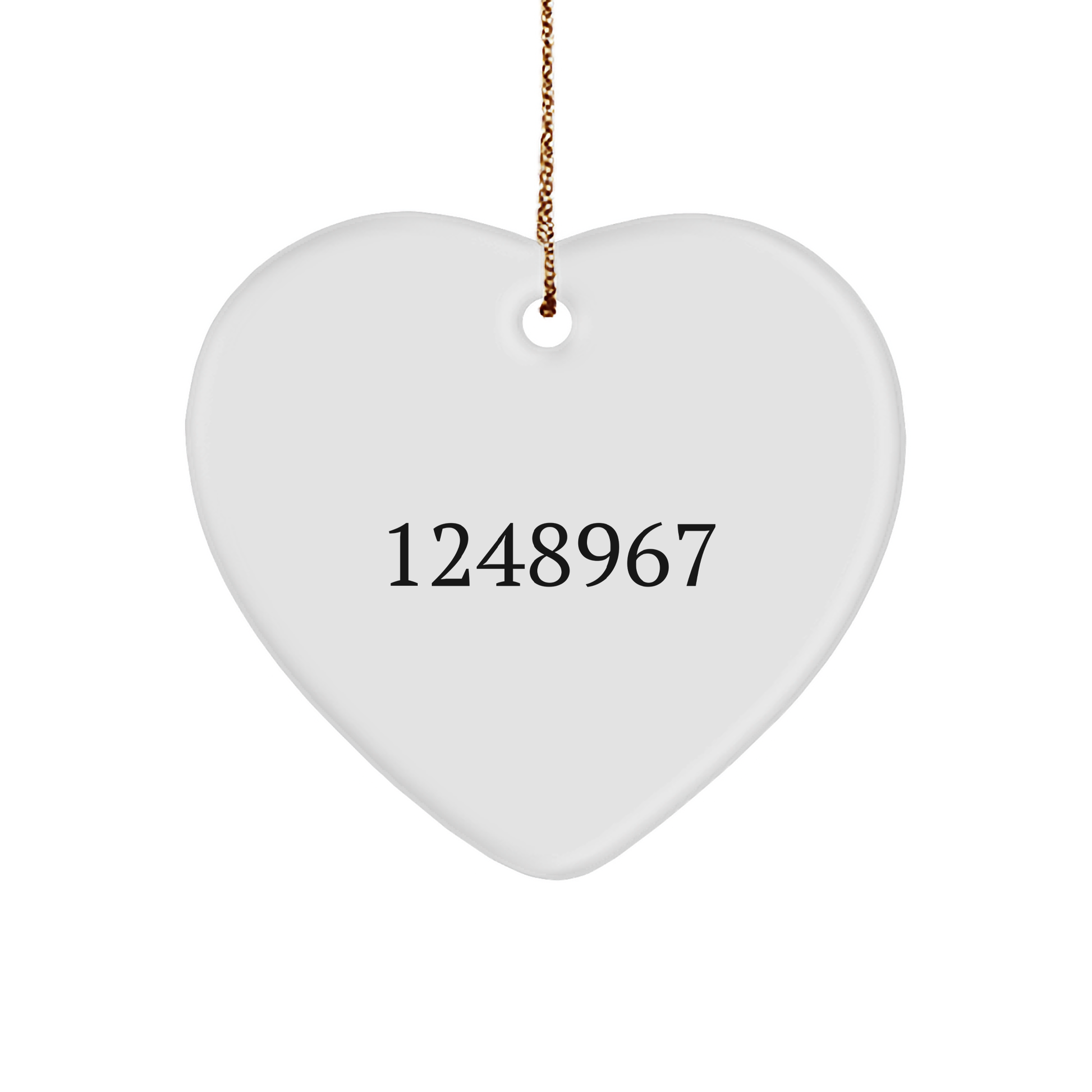 Crime Scene Technician Gifts from Friends - Heart Ornament Quote Certified, Christmas Unique Gifts for Men or Women - Image 1