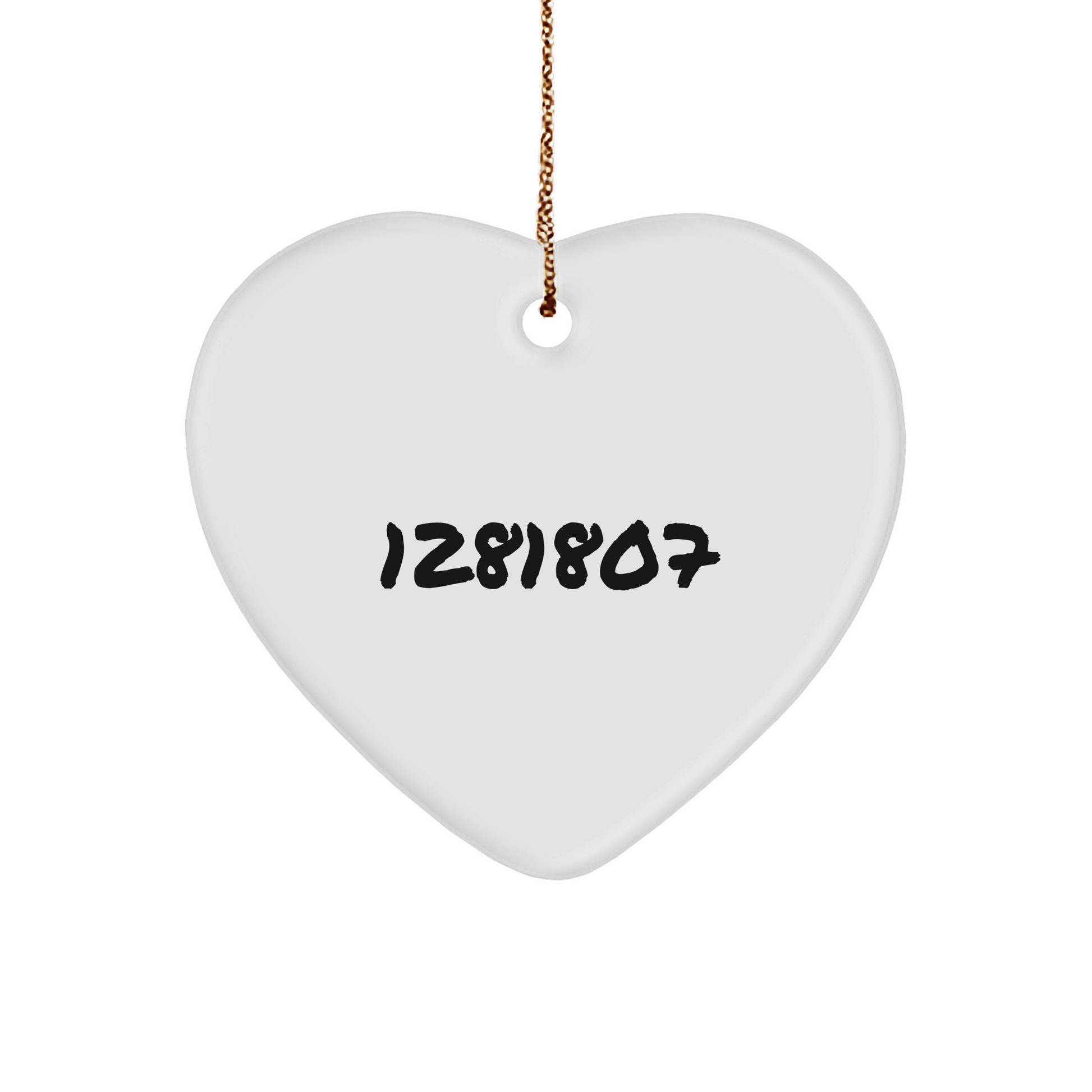 Pug Dog Lovers Gifts from Friends, Family, or Coworkers - Heart Ornament with 'I Love My Pug. People, Not So Much.' Quote - Unique Christmas Unique Gifts - Image 1