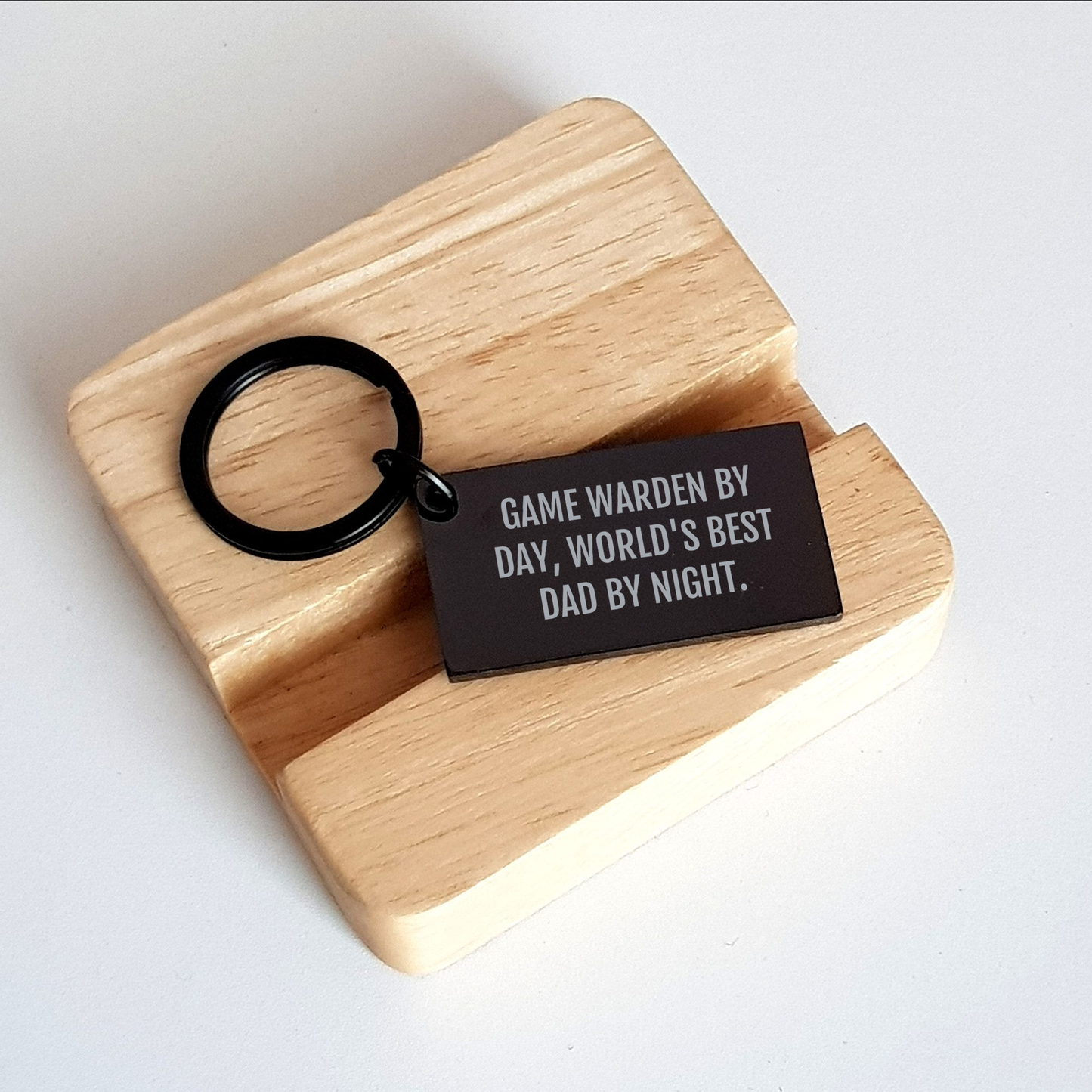 Game Warden Keychain, Funny Quote, Gifts from Dad to Game Warden, Unique Graduation Gifts, Keychain for Men, Women, Friends, Coworkers, Family - Image 2