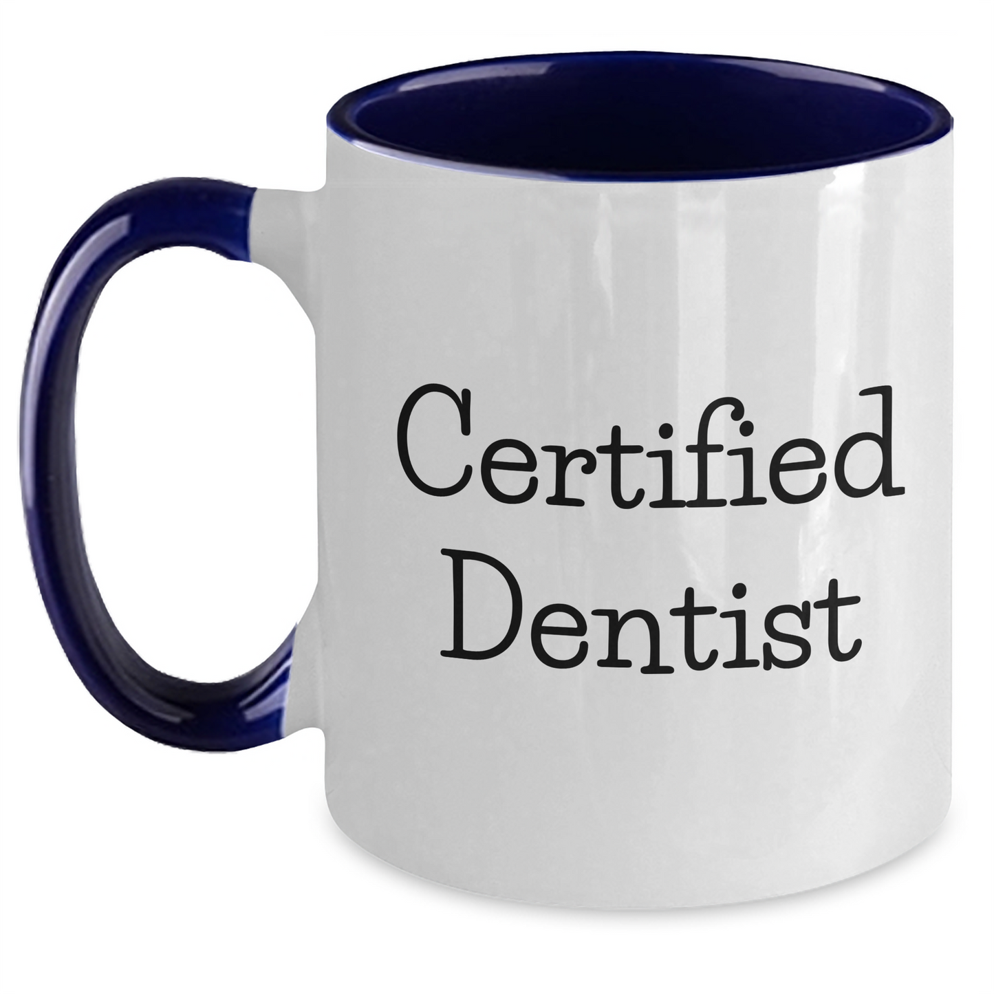 Funny Dentist Gifts from Friends for Graduation Unique Two Tone Coffee Mugs, 'You're a-maze-ing' Certified Dentist Quote - Main