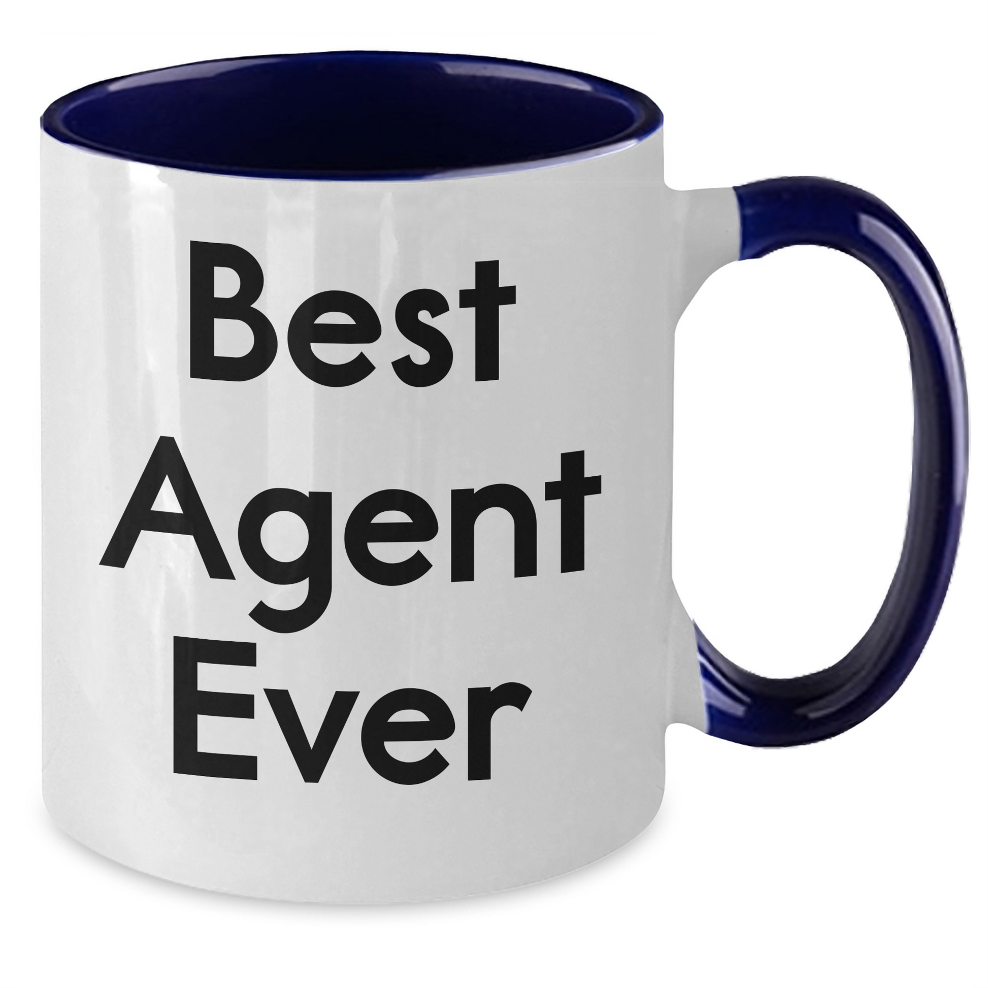 Funny Agent Gifts from Friends and Family for Best Agent Ever Two Tone Coffee Mugs, Graduation Unique Gifts - Additional