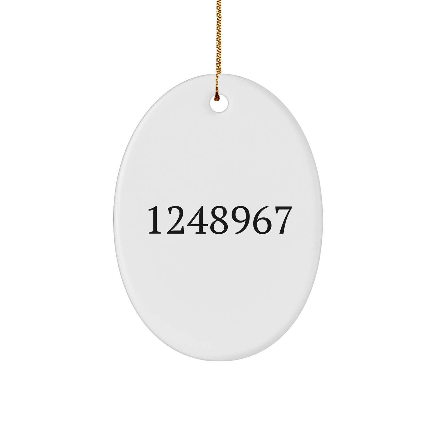 Certified Crime Scene Technician Gifts from Men, Crime Scene Technician Oval Ornament, Funny Quote, Christmas Unique Gifts for Men, Women, Friends, Coworkers, Family - Image 1