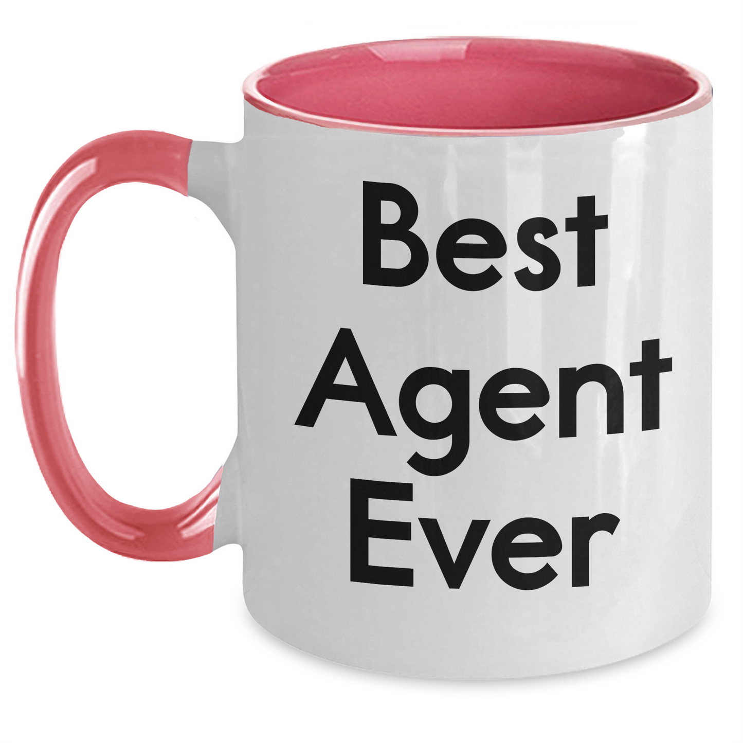 Funny Agent Gifts from Friends and Family for Best Agent Ever Two Tone Coffee Mugs, Graduation Unique Gifts - Main