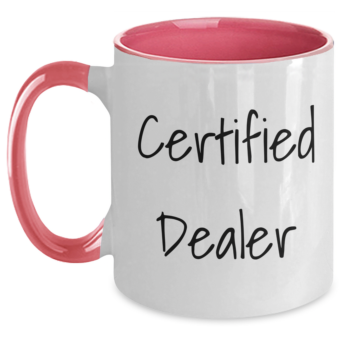 Funny Dealer Gifts, Two Tone Coffee Mug, Gifts from Men to Dealer, Gifts for Dealer's Graduation - Main