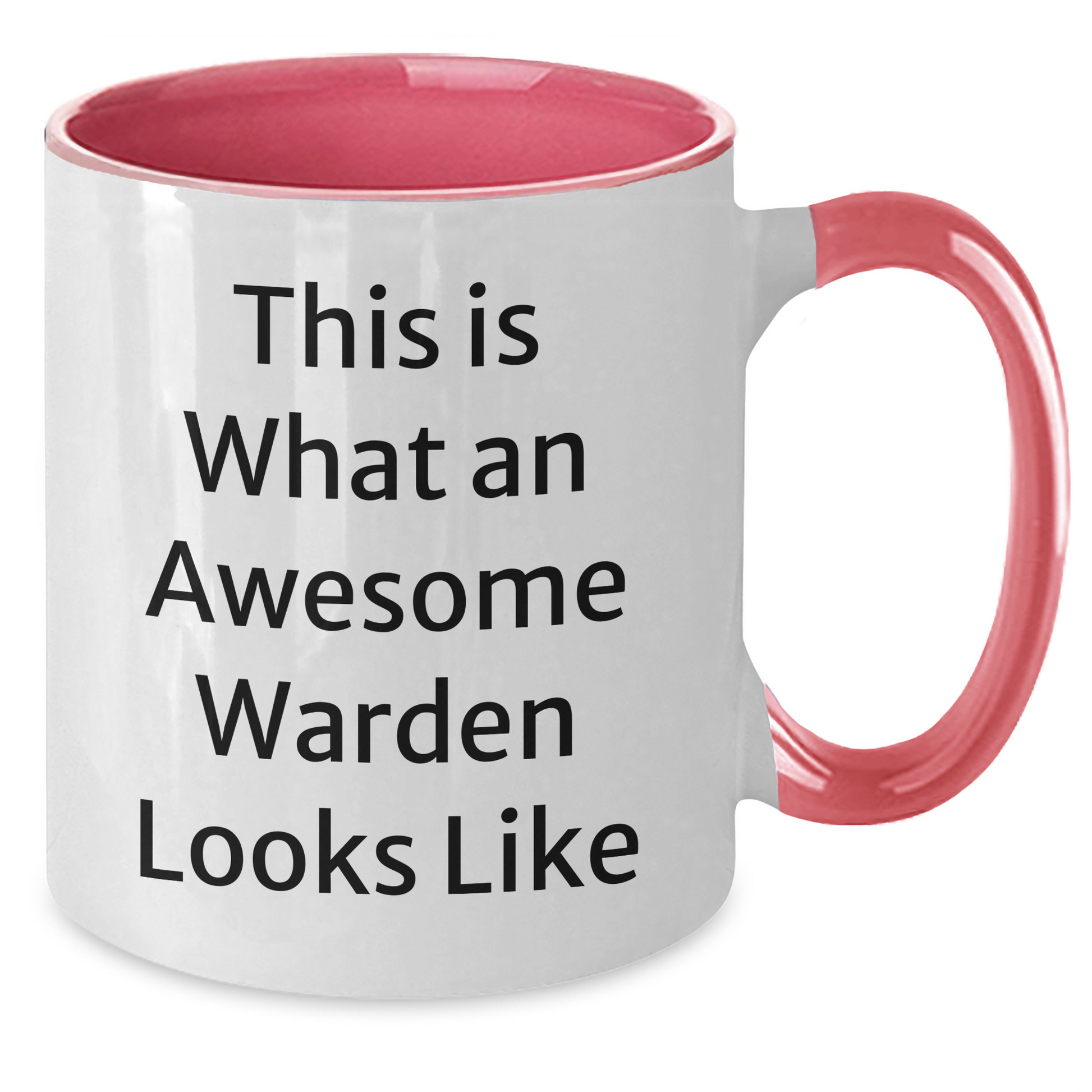 Funny Warden Gifts from Friends to Awesome Wardens - This Is What An Awesome Warden Looks Like Two Tone Coffee Mug, Graduation Unique Gifts for Men, Women, and Coworkers - Additional