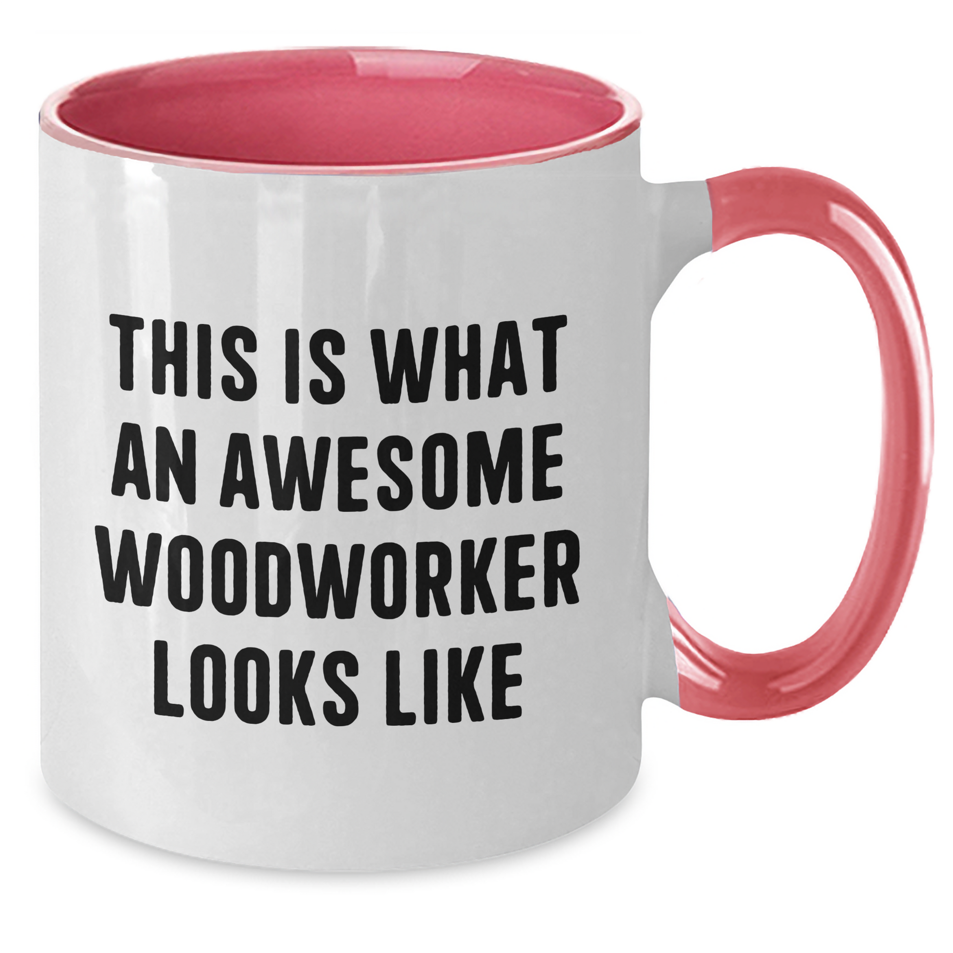 Woodworker Gifts from Friends, Two Tone Coffee Mugs for Woodworker, Inspirational Quote, Graduation Unique Gifts - Additional