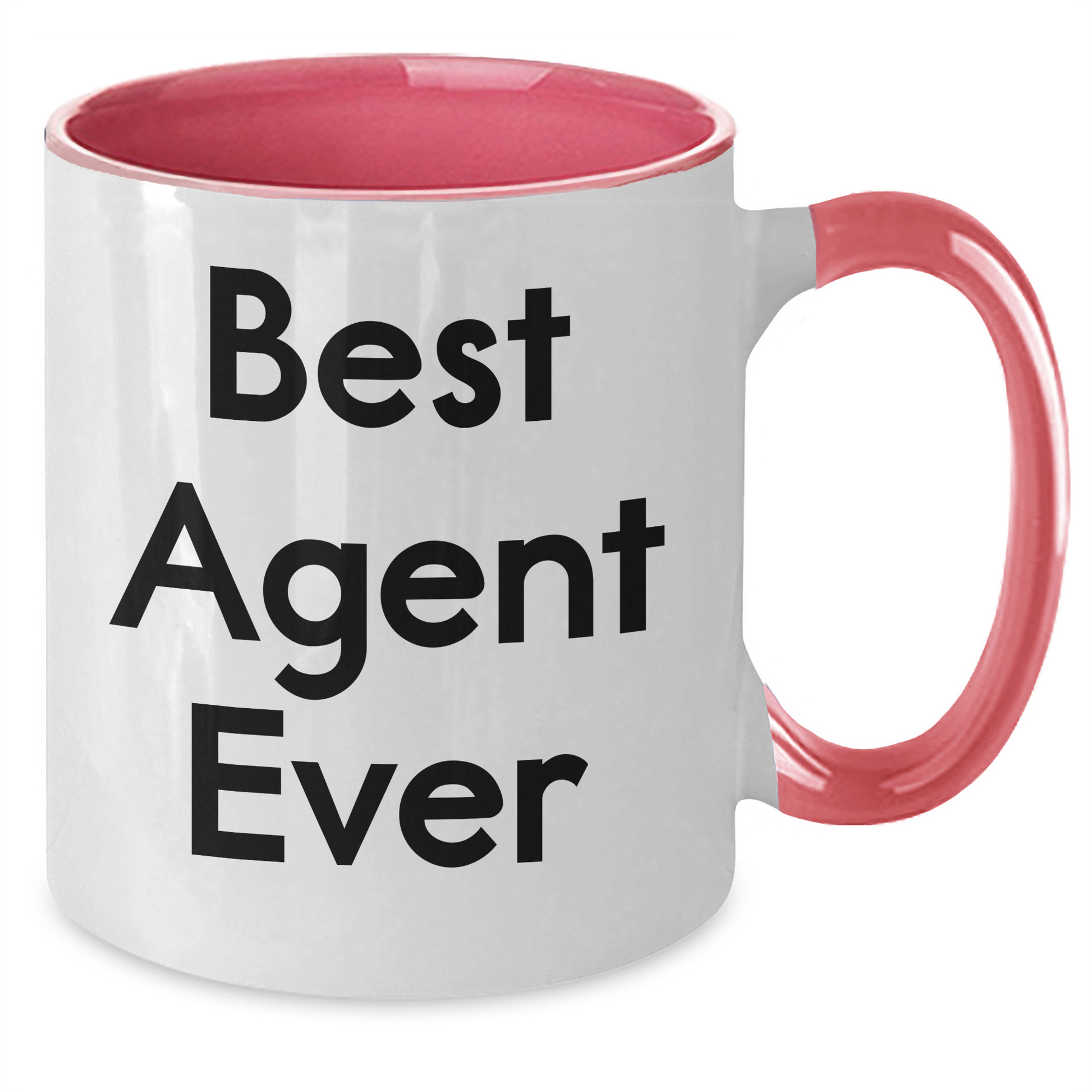 Funny Agent Gifts from Friends and Family for Best Agent Ever Two Tone Coffee Mugs, Graduation Unique Gifts - Additional