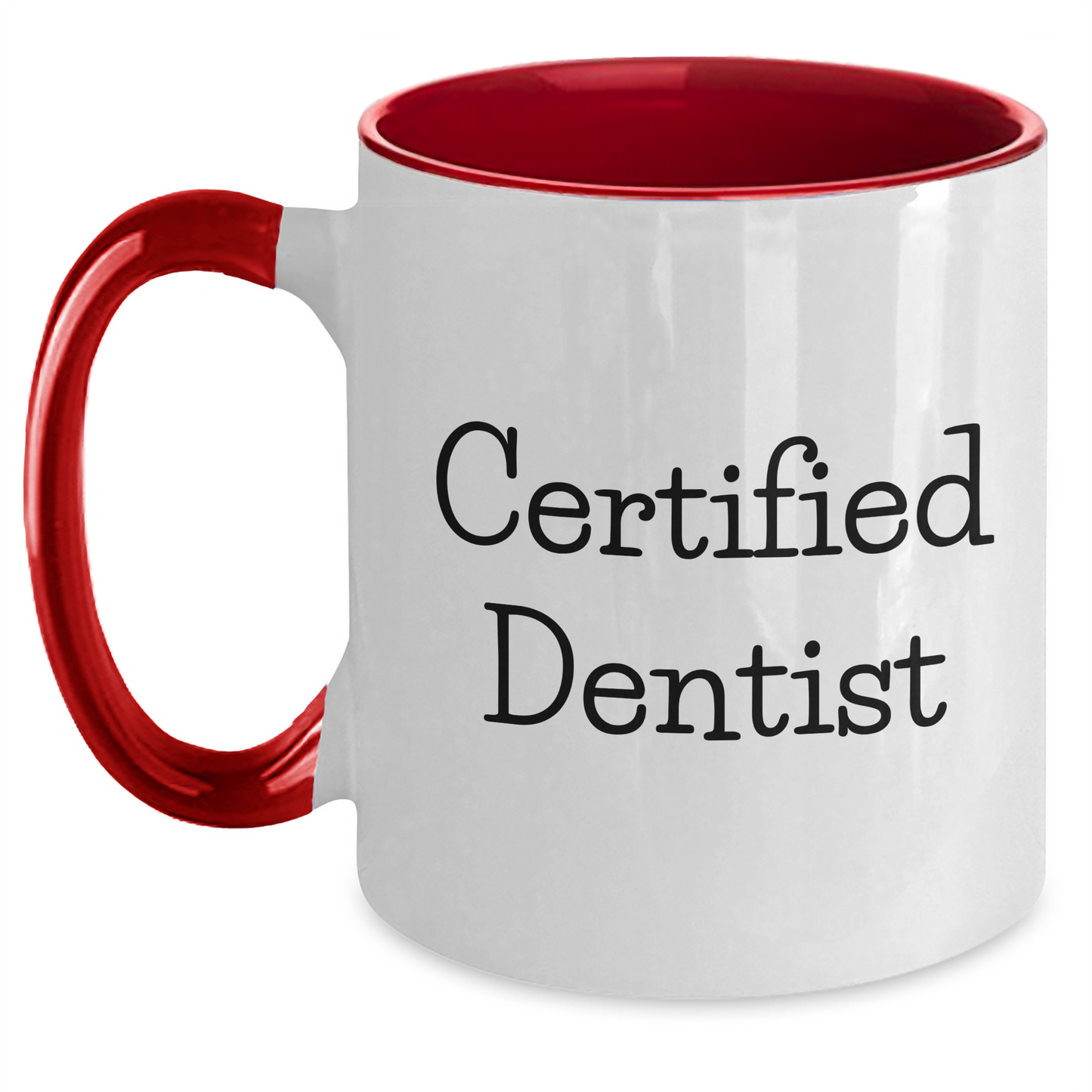Funny Dentist Gifts from Friends for Graduation Unique Two Tone Coffee Mugs, 'You're a-maze-ing' Certified Dentist Quote - Main
