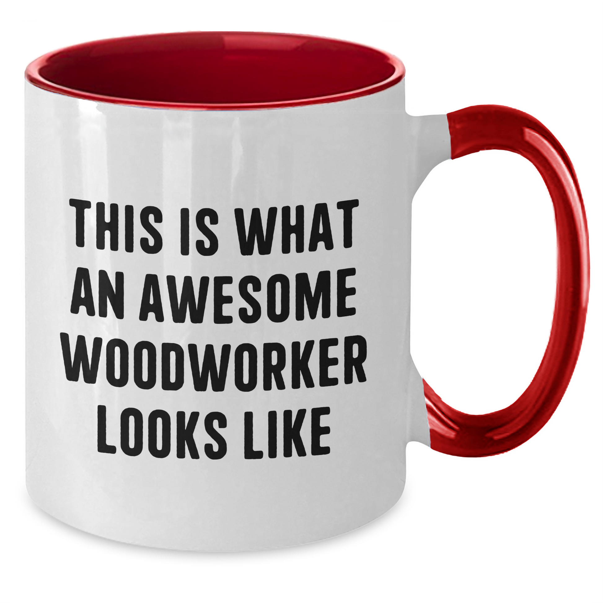Woodworker Gifts from Friends, Two Tone Coffee Mugs for Woodworker, Inspirational Quote, Graduation Unique Gifts - Additional