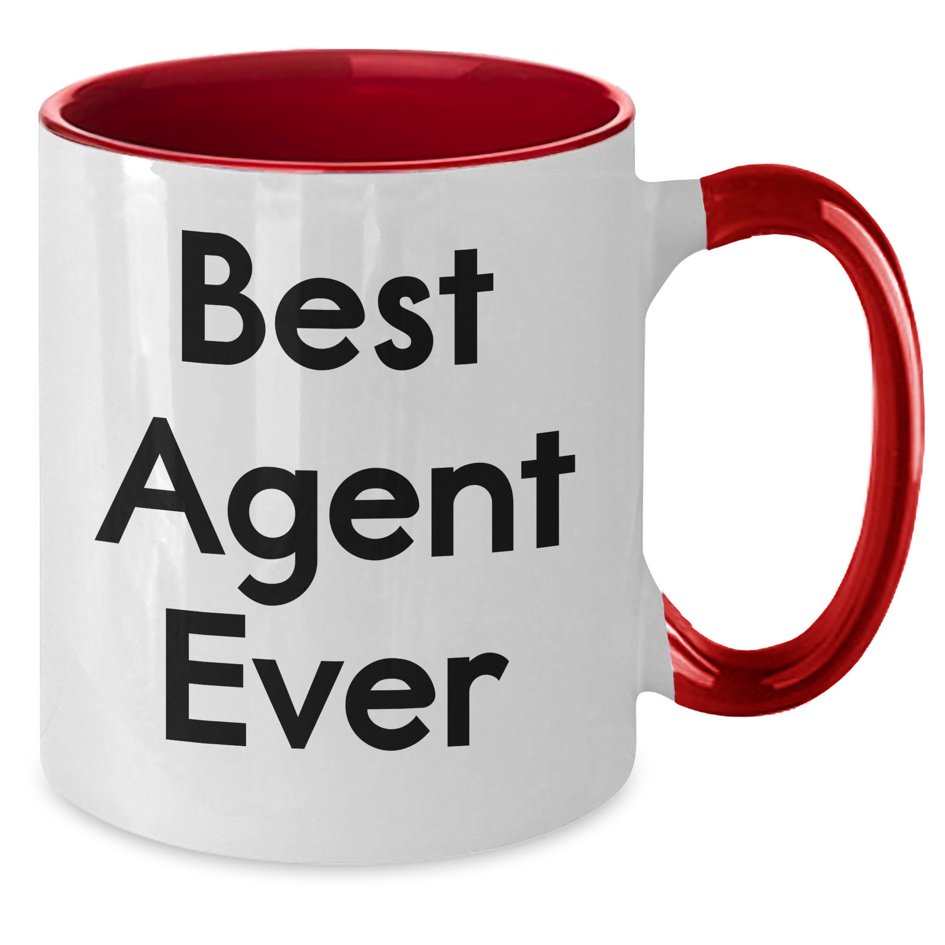Funny Agent Gifts from Friends and Family for Best Agent Ever Two Tone Coffee Mugs, Graduation Unique Gifts - Additional