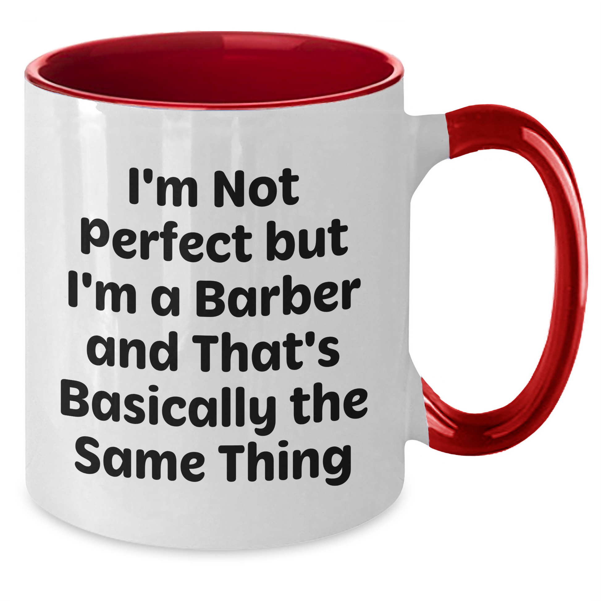 Funny Barber Gifts from Friends - 'I'm Not Perfect But I'm A Barber And That's Basically The Same Thing' Graduation Unique Gifts for Men - Additional