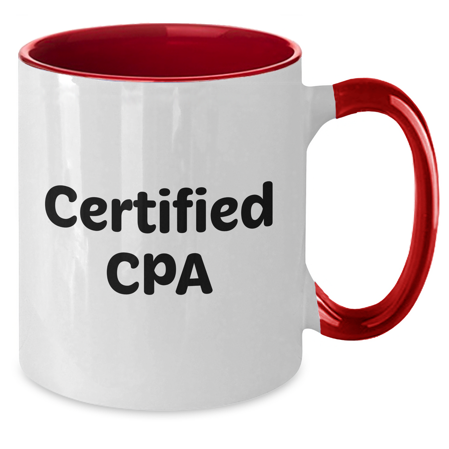 Funny CPA Gifts for Men and Women from Friends and Family - Two Tone Coffee Mug with Inspirational Quote - Additional