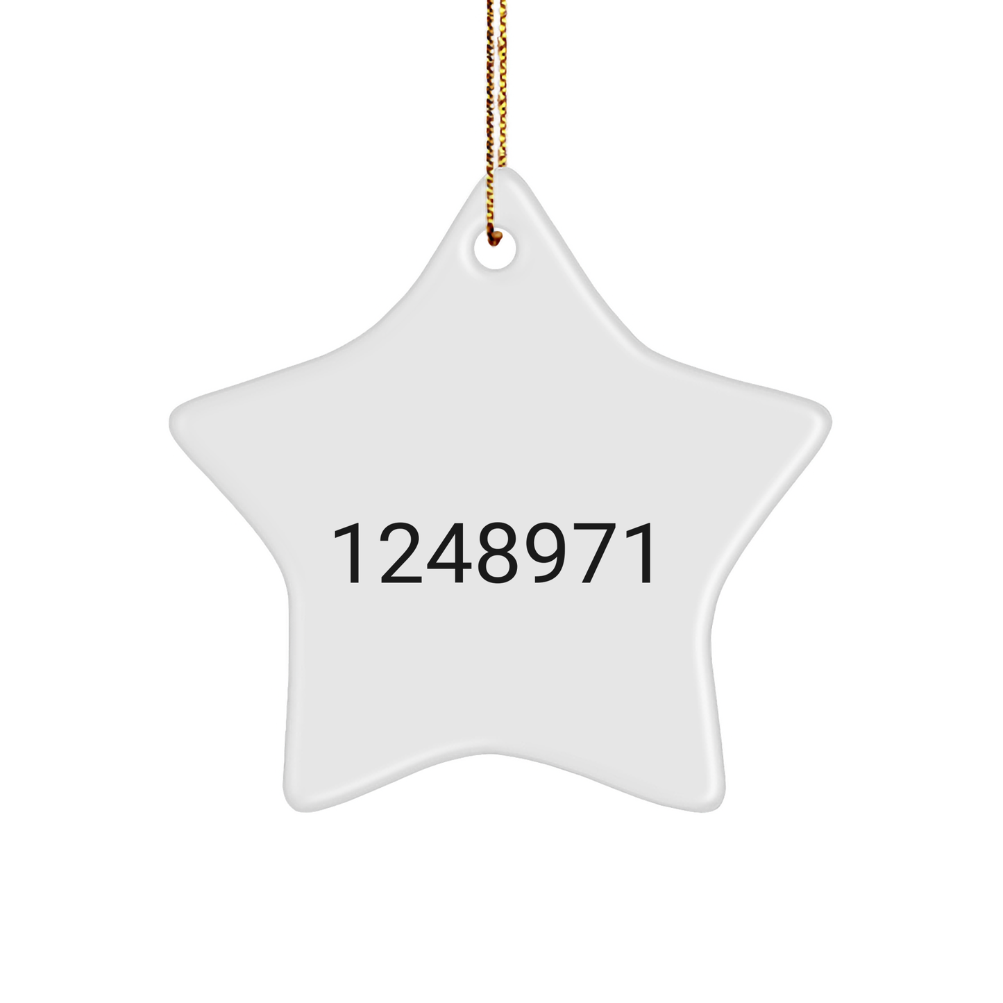 Certified Crime Scene Technician Star Ornament - Funny Quote Gifts from Friends, Coworkers, or Family - Christmas Unique Gifts for Men, Women, Crime Scene Technician - Image 1