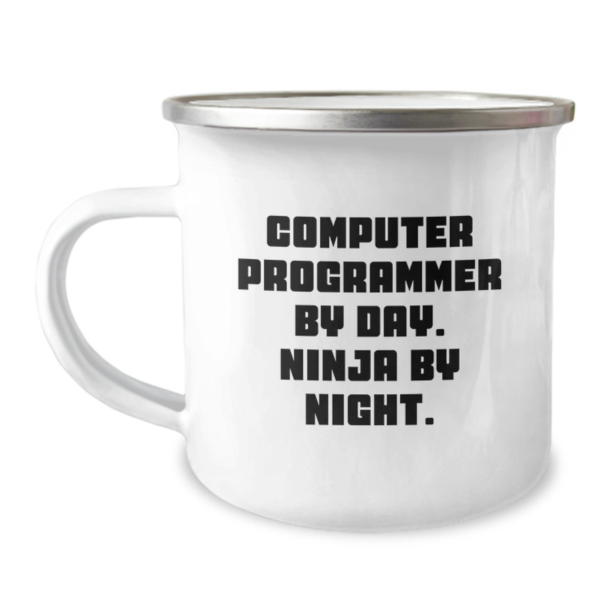 Computer Programmer Gifts from Friends Funny Ninja Mug, Birthday Unique Gifts for Men, Women, Coworkers, Family - Image 1