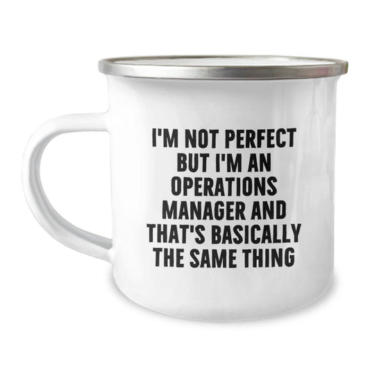 Funny Operations Manager Gifts, Handmade Camping Mug with Inspirational Quote, Gifts from Friends, Gifts for Operations Manager, Birthday Unique Gifts - Image 1