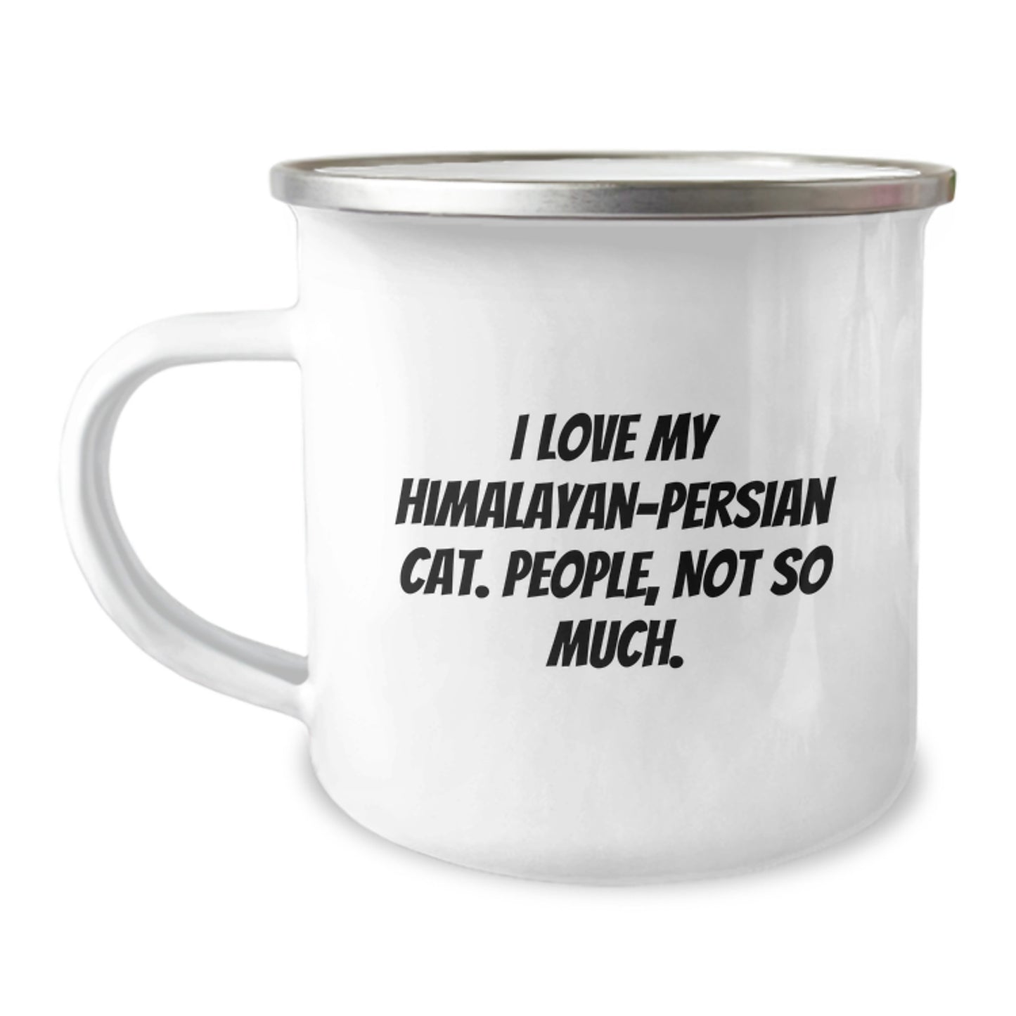 Himalayan-Persian Cat Lovers Funny Camping Mug Gifts from Friends, Birthday Unique Gifts for Her, Him, or Family - Image 1