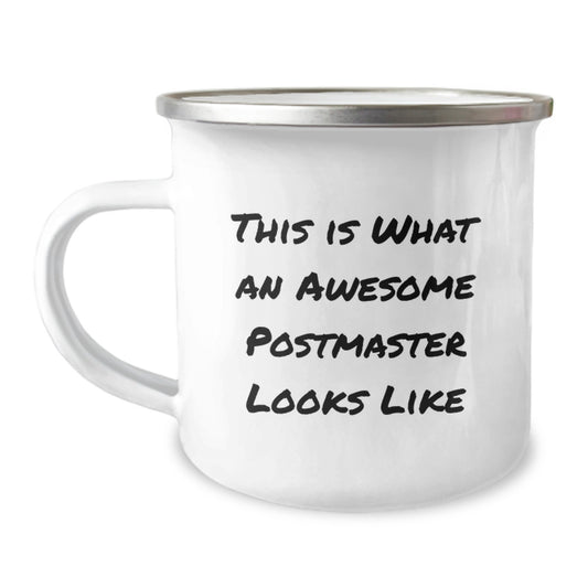 Funny Postmaster Gifts from Men - This Is What An Awesome Postmaster Looks Like, Birthday Unique Presents for Postmaster, Camping Mug for Men, Women, Friends, Coworkers, Family - Image 1