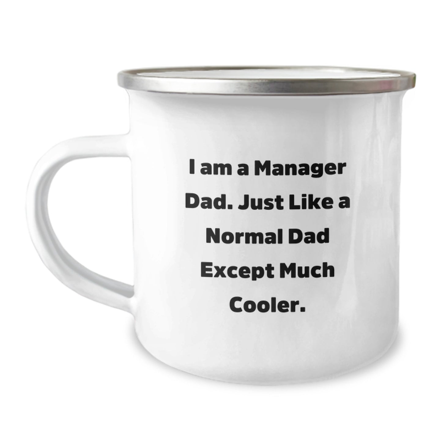 Funny Manager Gifts for Him, Unique Camping Mug for Dad, Christmas Unique Gifts from Men to Manager - Image 1