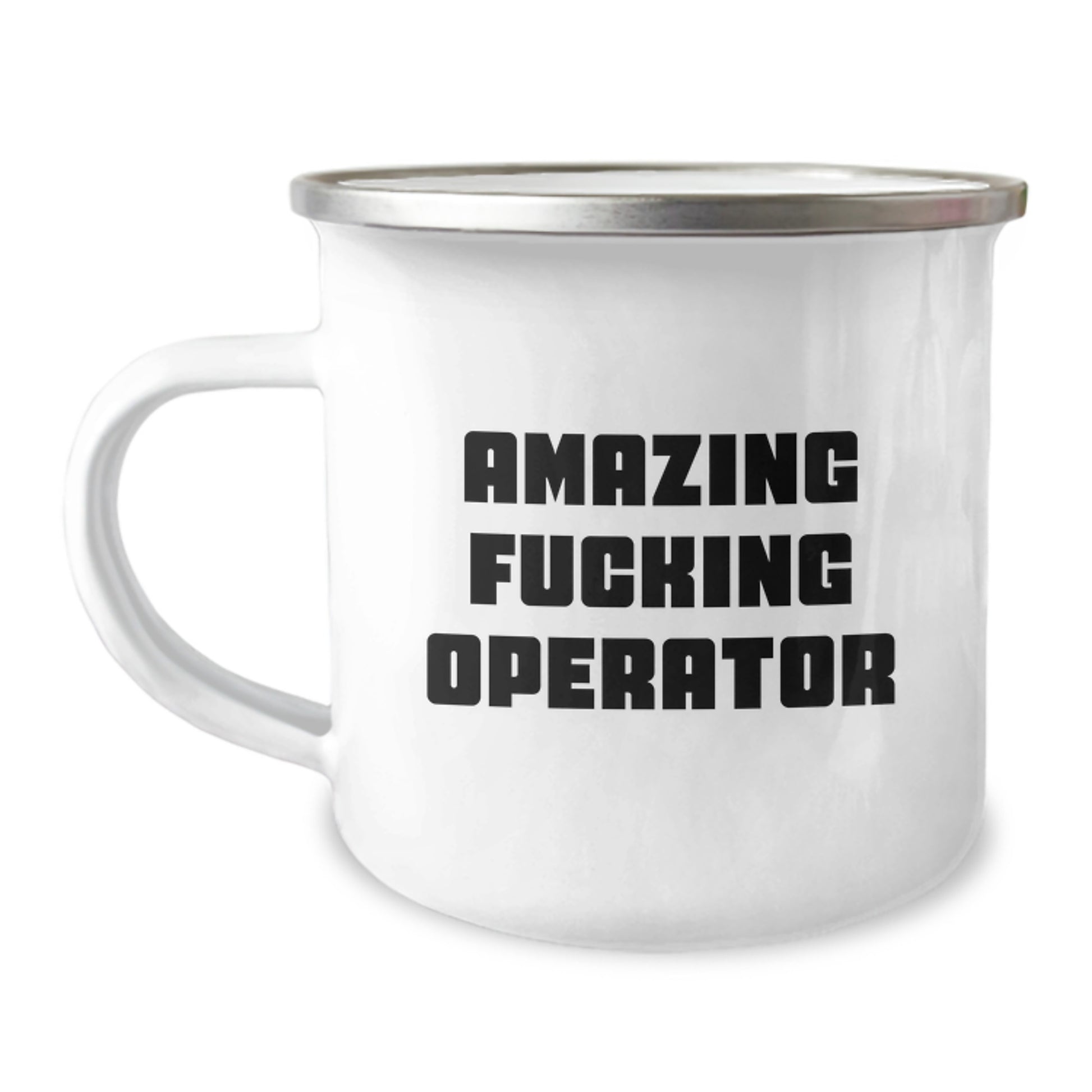 Funny Operator Gifts from Men for Operator Friends and Coworkers, Camping Mug, Christmas Unique Gifts, Operator Fun Mug - Image 1