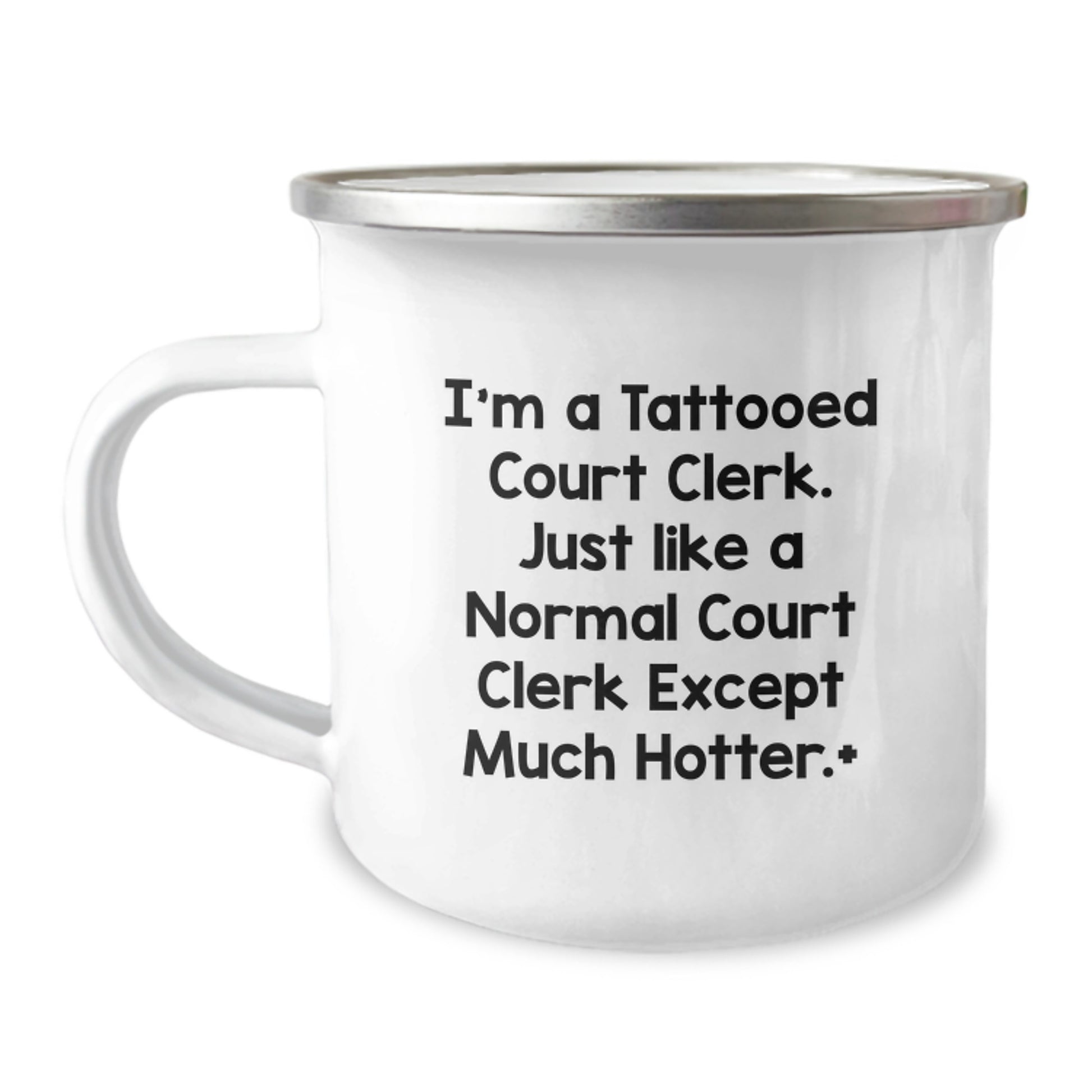 Funny Court Clerk Gifts from Friends and Family - Court Clerk Camping Mug for Men and Women - Unique Christmas Unique Gifts for Court Clerk - Image 1