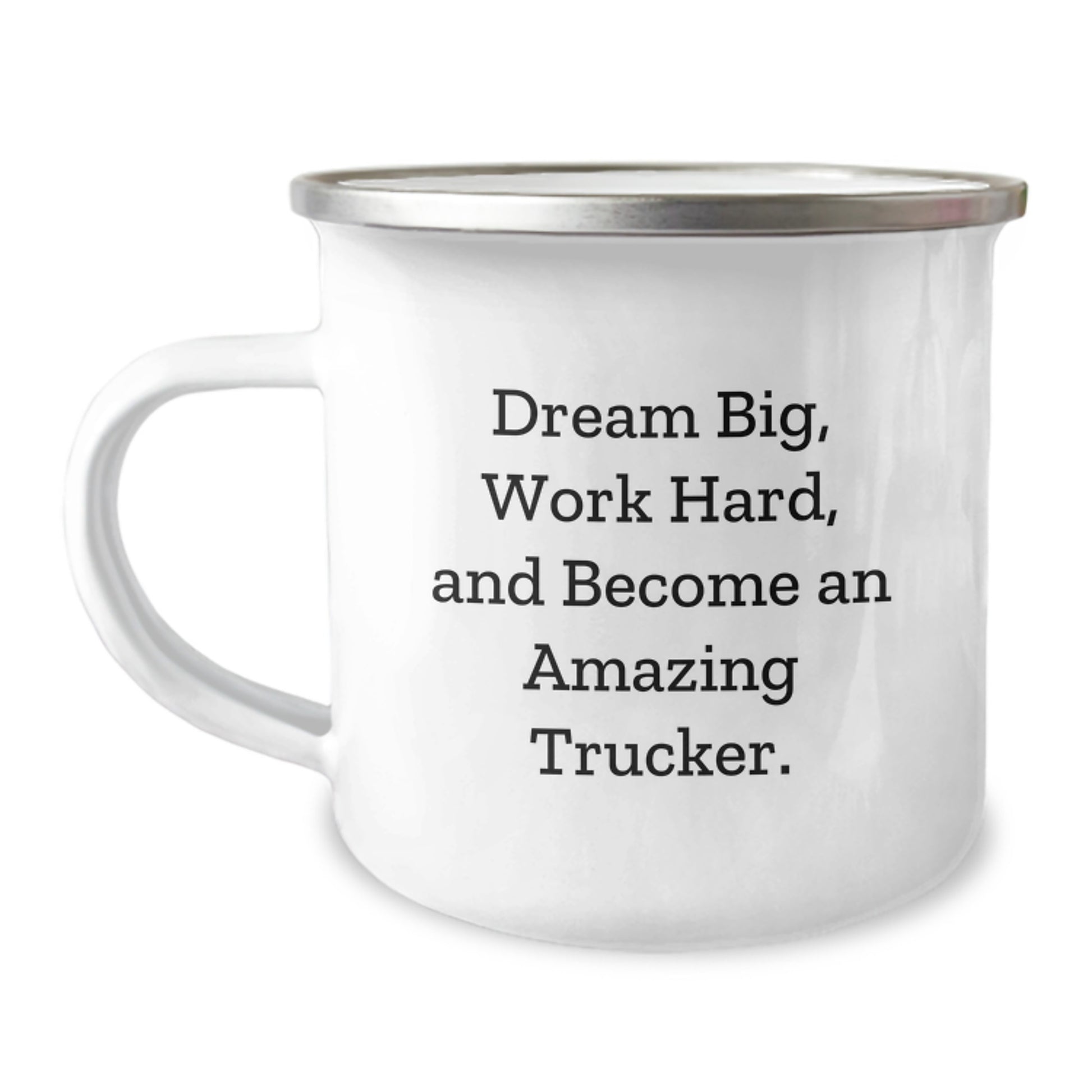 Trucker Gifts from Friends, Camping Mug with Inspirational Quote - Perfect Graduation Unique Gifts for Men - Image 1