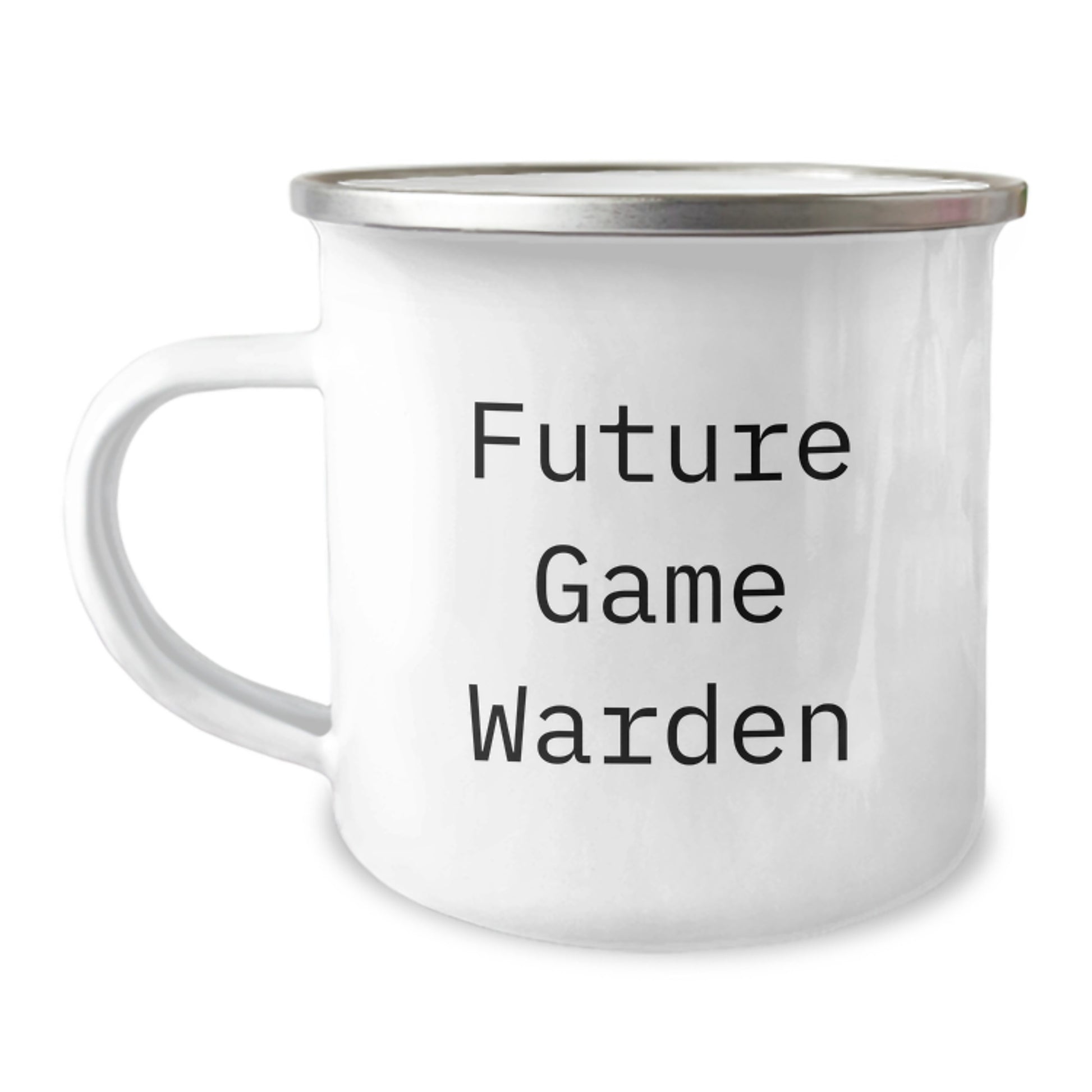 Funny Game Warden Quotes Gifts from Friends for Future Game Warden Christmas Unique Gifts, Camping Mug for Game Warden, 'Future Game Warden' Funny Quote - Image 1