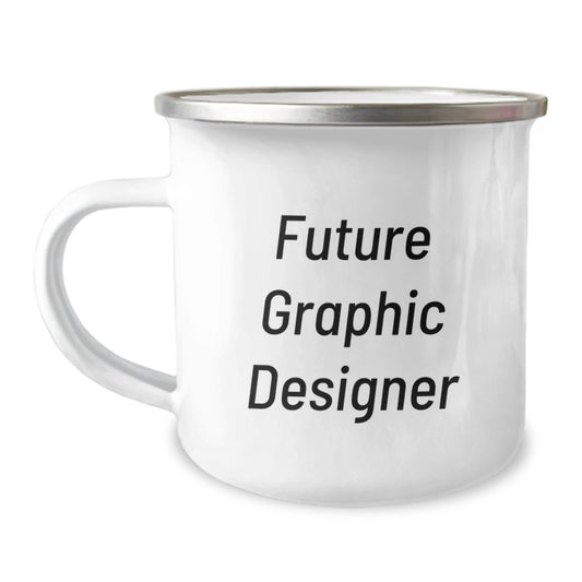 Graphic Designer Gifts from Friends Unique Funny Camping Mugs for Future Graphic Designers on Graduation Day - Image 1