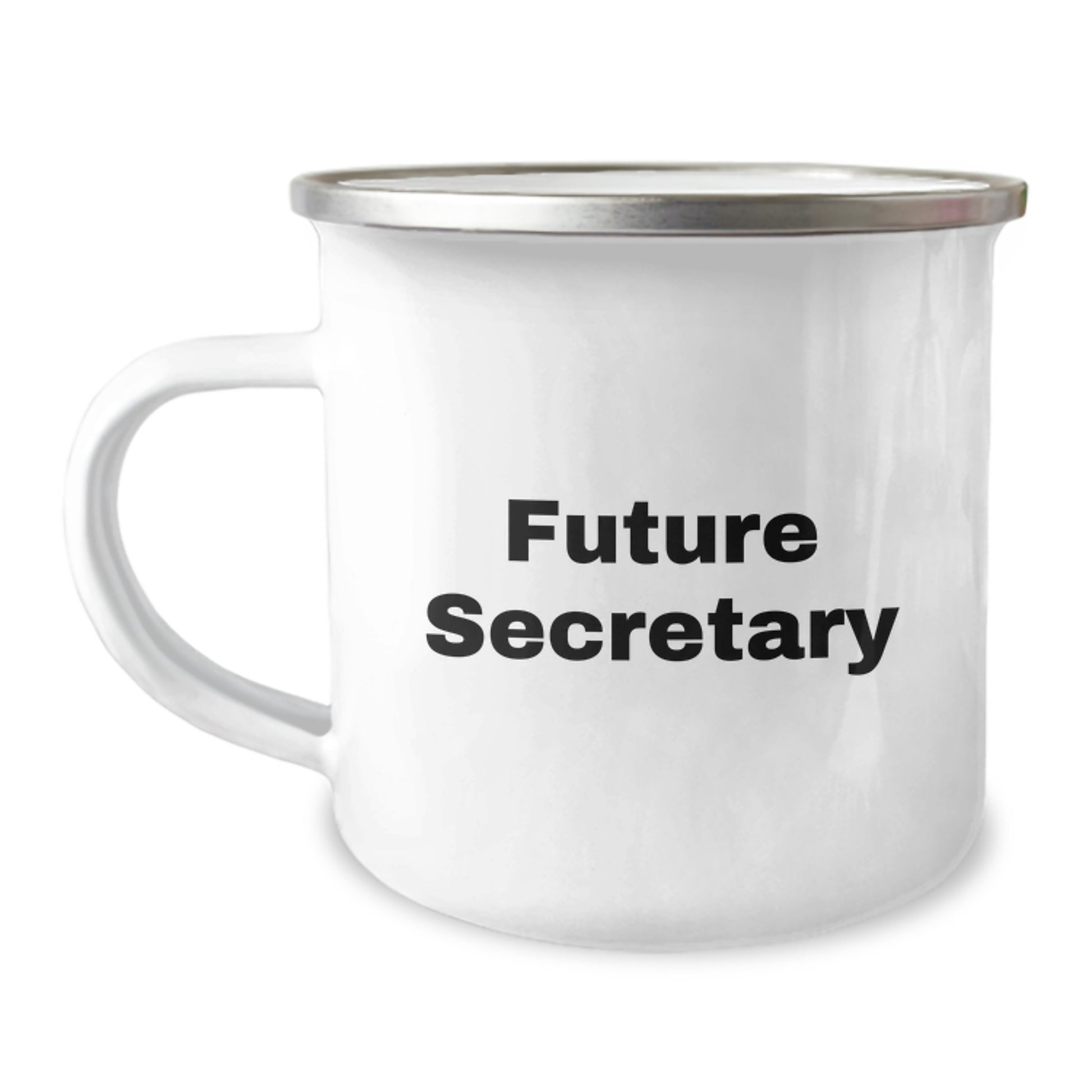Funny Secretary Gifts from Mom, Inspirational Quote for Future Secretary on Camping Mug, Graduation Unique Gifts - Image 1