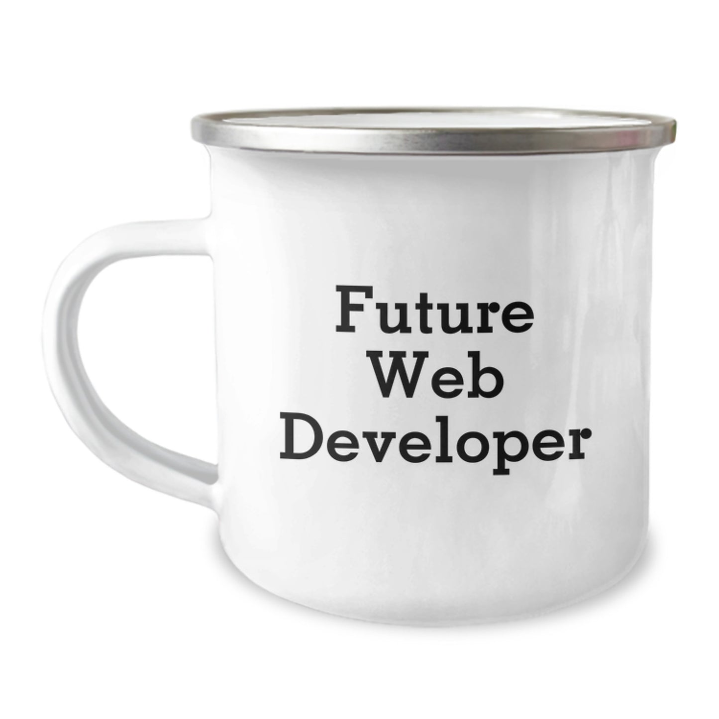 Funny Web Developer Gifts for Future Web Developer Graduation, Camping Mug with Inspirational Quote from Friends, Perfect for Coworkers or Family - Gifts from Men - Image 1