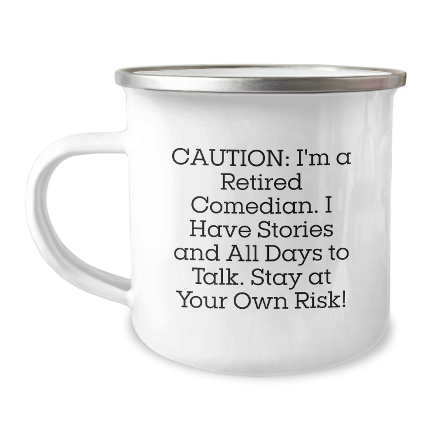 Funny Comedian Gifts from Family, Comedian Camping Mug for Men, Comedian Christmas Unique - Image 1