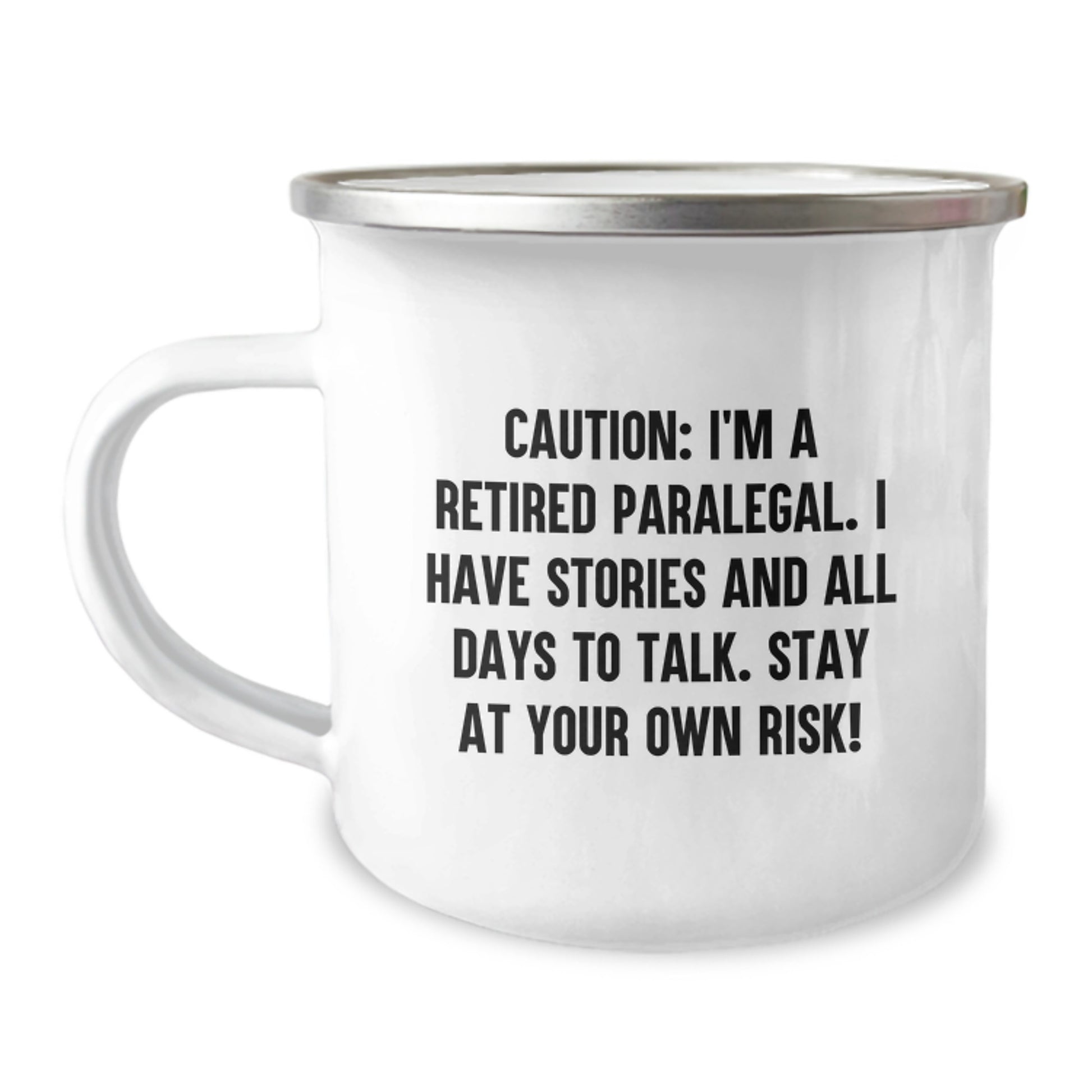Funny Paralegal Gifts from Family - Camping Mugs for Paralegals, Christmas Unique Presents for Men Women Friends Coworkers - Image 1