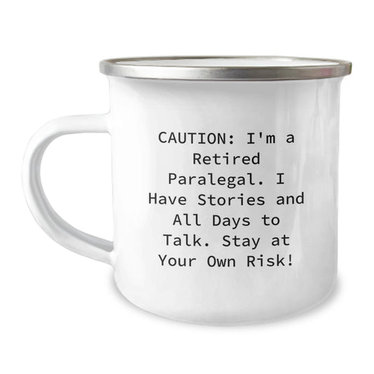 Christmas Unique Gifts from Friends for Paralegal Coworkers - Funny Retired Paralegal Mug, Paralegal Camping Mug, Unique Paralegal Gift - Image 1