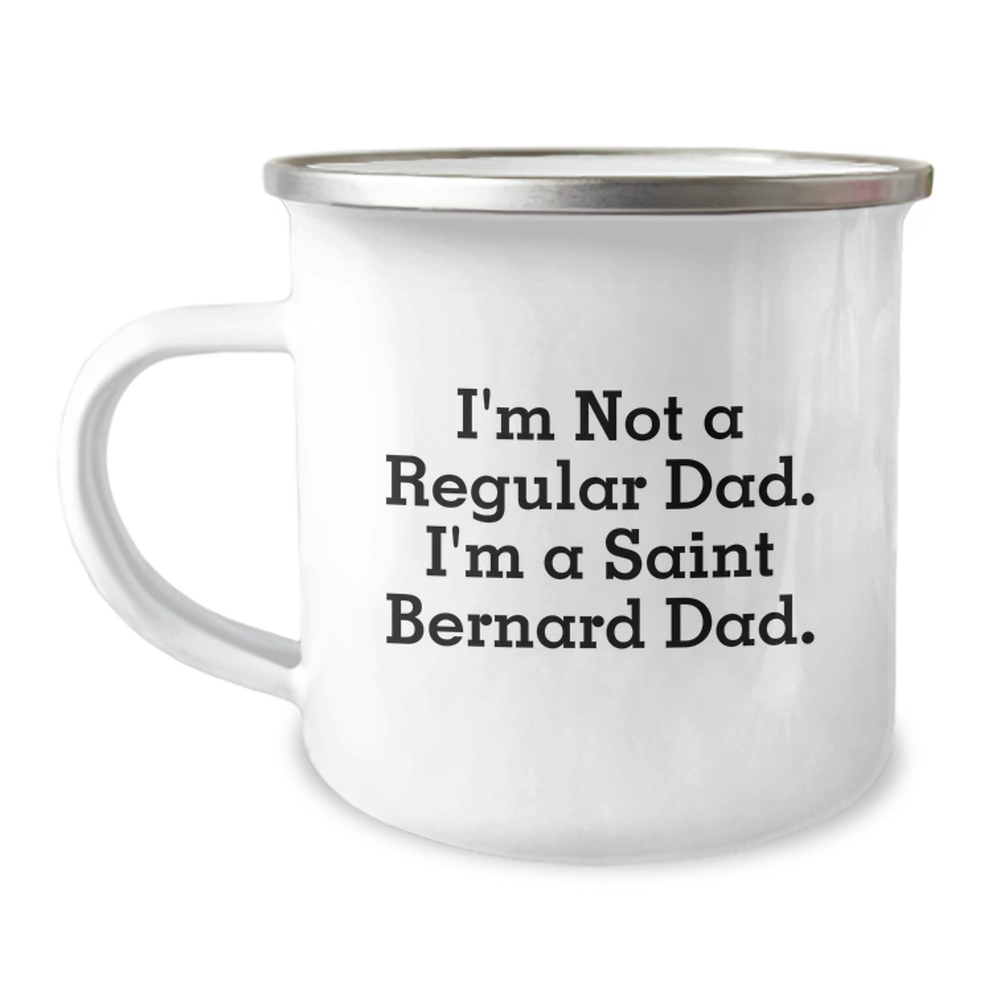 Saint Bernard Dad Gifts, Funny Graduation Mugs for Men from Friends, 'I'm Not A Regular Dad. I'm A Saint Bernard Dad.' - Image 1