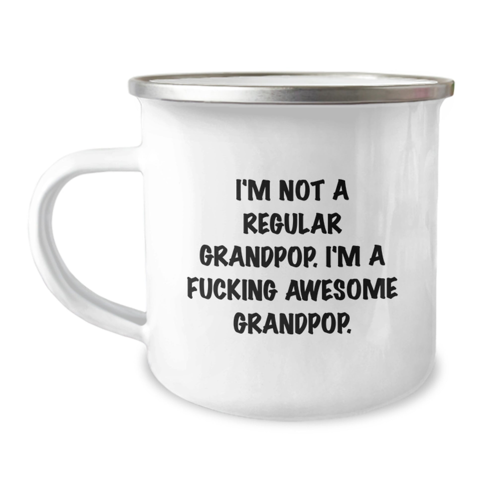 Funny Grandpop Gifts for Men, Christmas Unique Presents from Family, Awesome Camping Mug with Unique Quote - Image 1